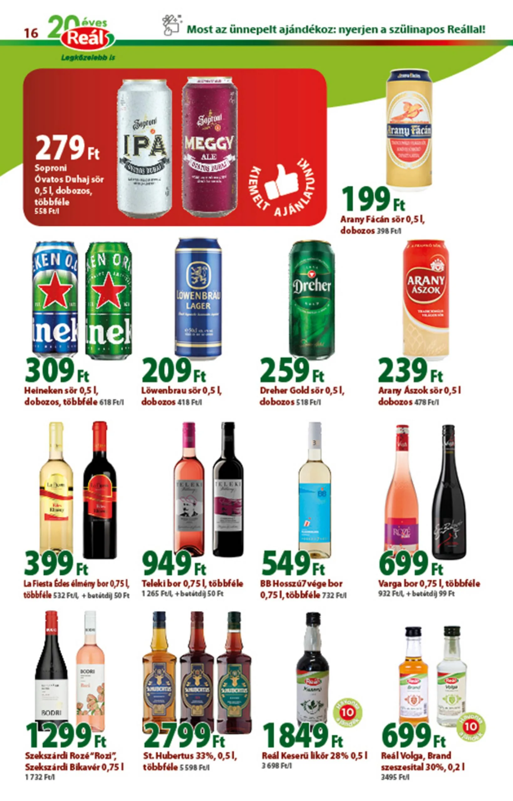Reál akciós újság 09.01–09.12 – 16. oldal