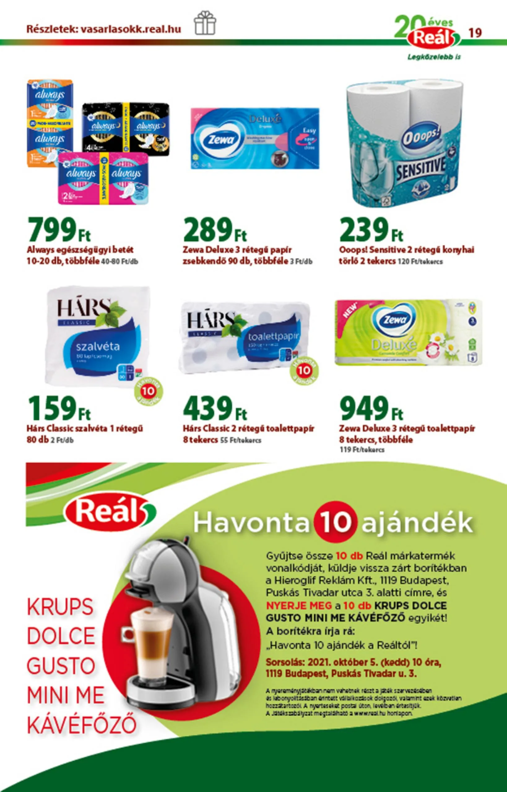 Reál akciós újság 09.01–09.12 – 19. oldal