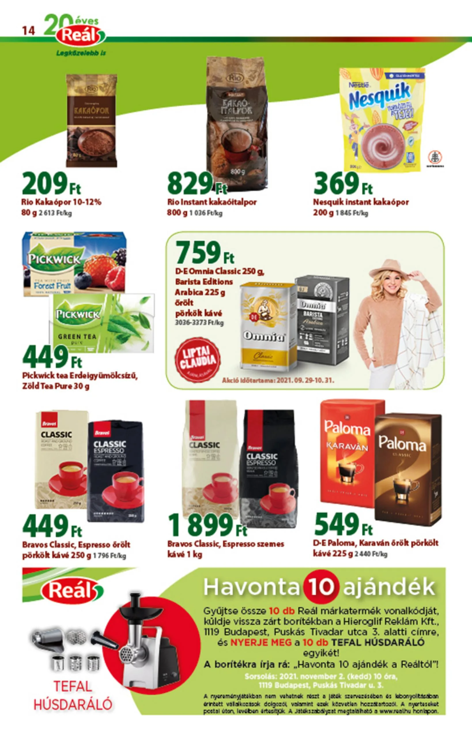 Reál akciós újság 09.29–10.10 – 14. oldal
