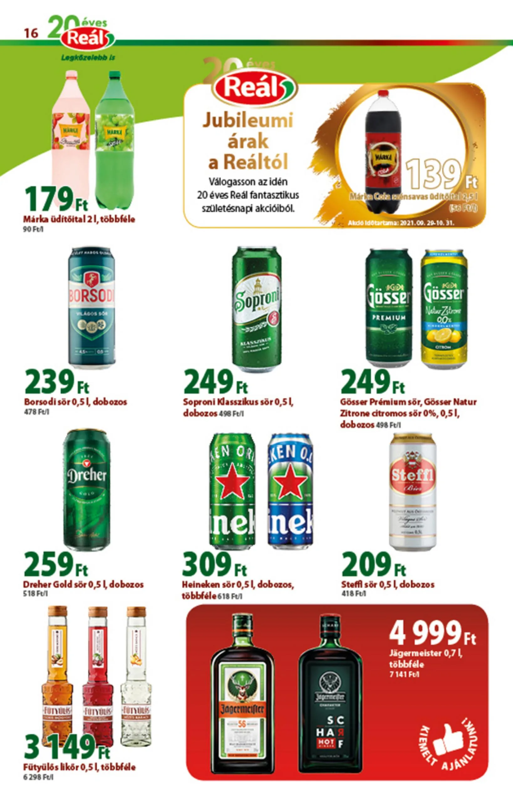 Reál akciós újság 09.29–10.10 – 16. oldal