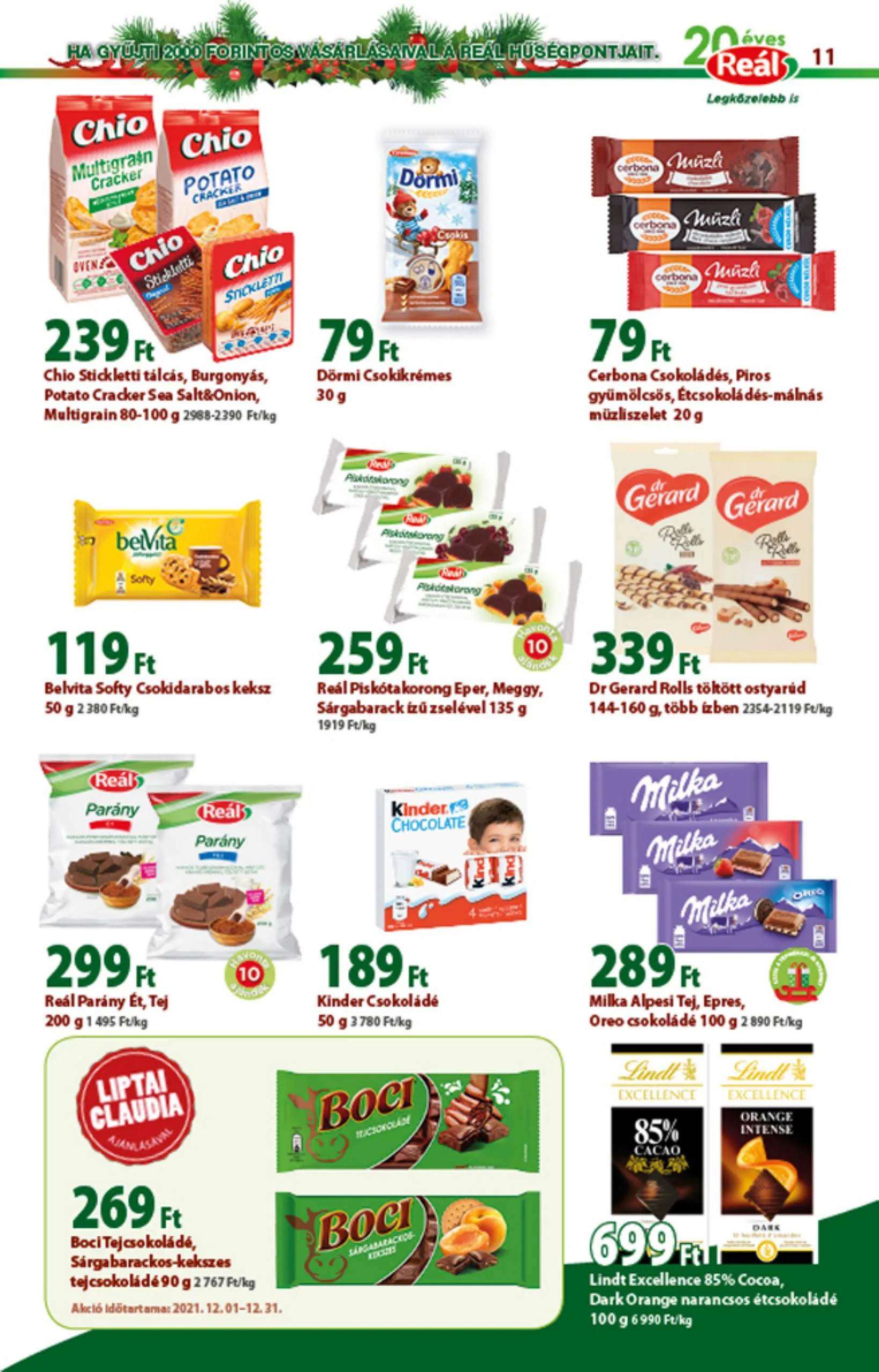 Reál akciós újság 12.01–12.12 – 11. oldal