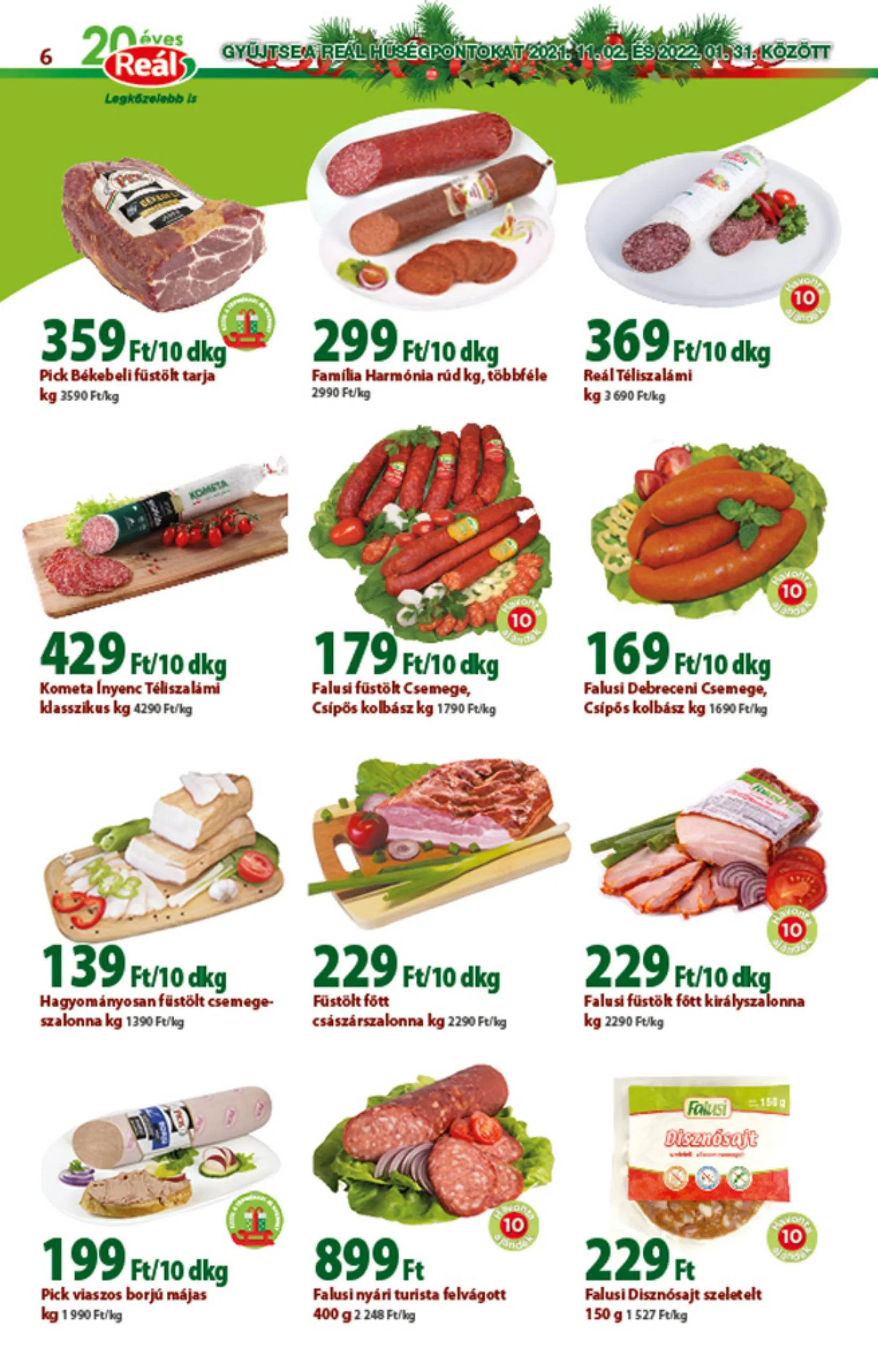 Reál akciós újság 12.01–12.12 – 6. oldal