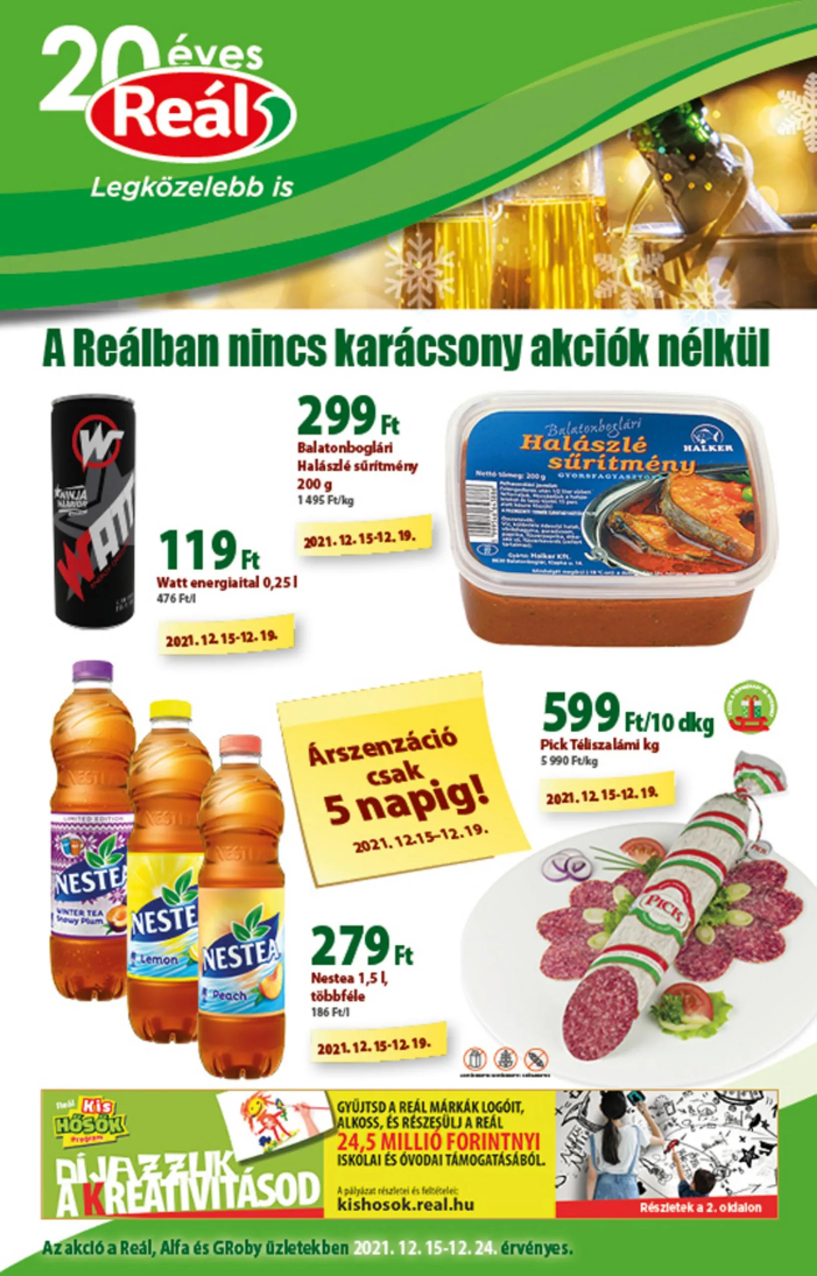 Reál akciós újság 12.15–12.24