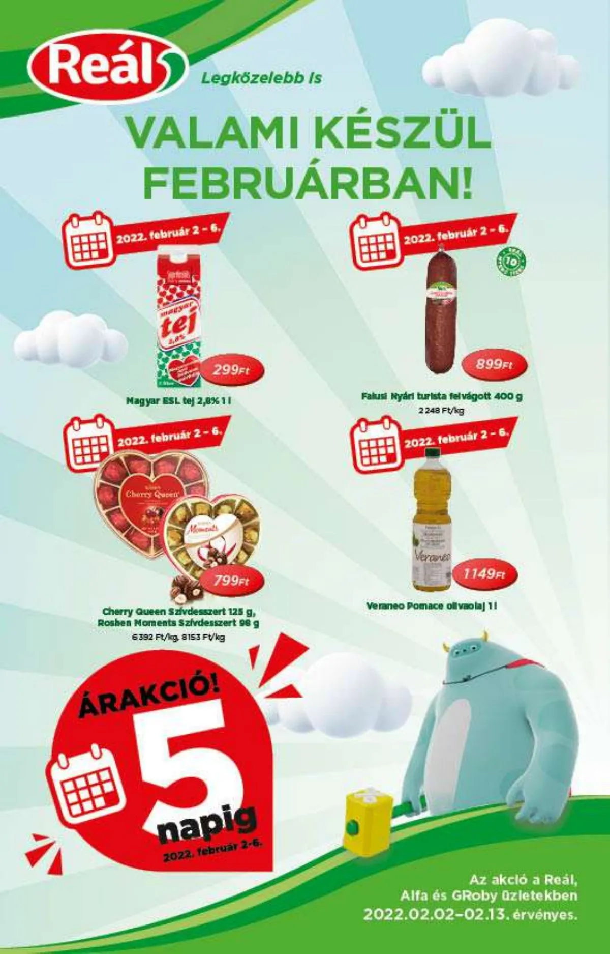 Reál akciós újság 02.02–02.13