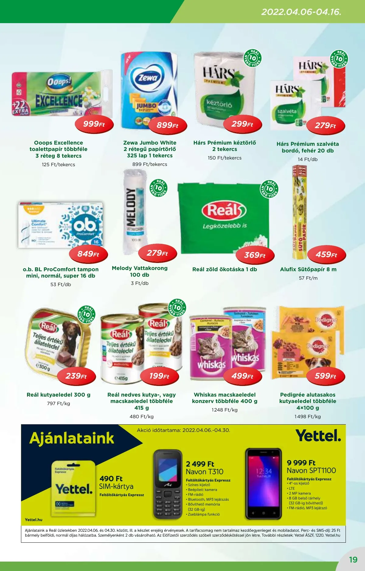 Reál akciós újság 04.06–04.16 – 19. oldal
