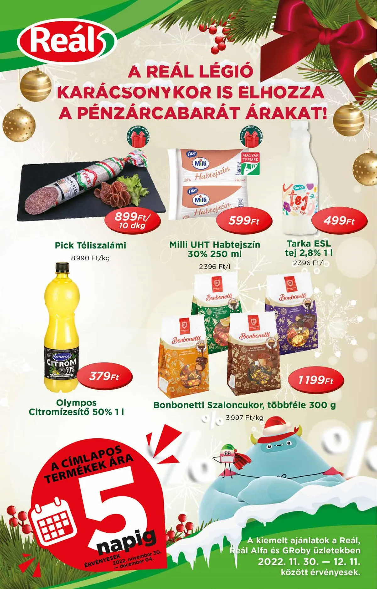 Reál akciós újság 11.30–12.11