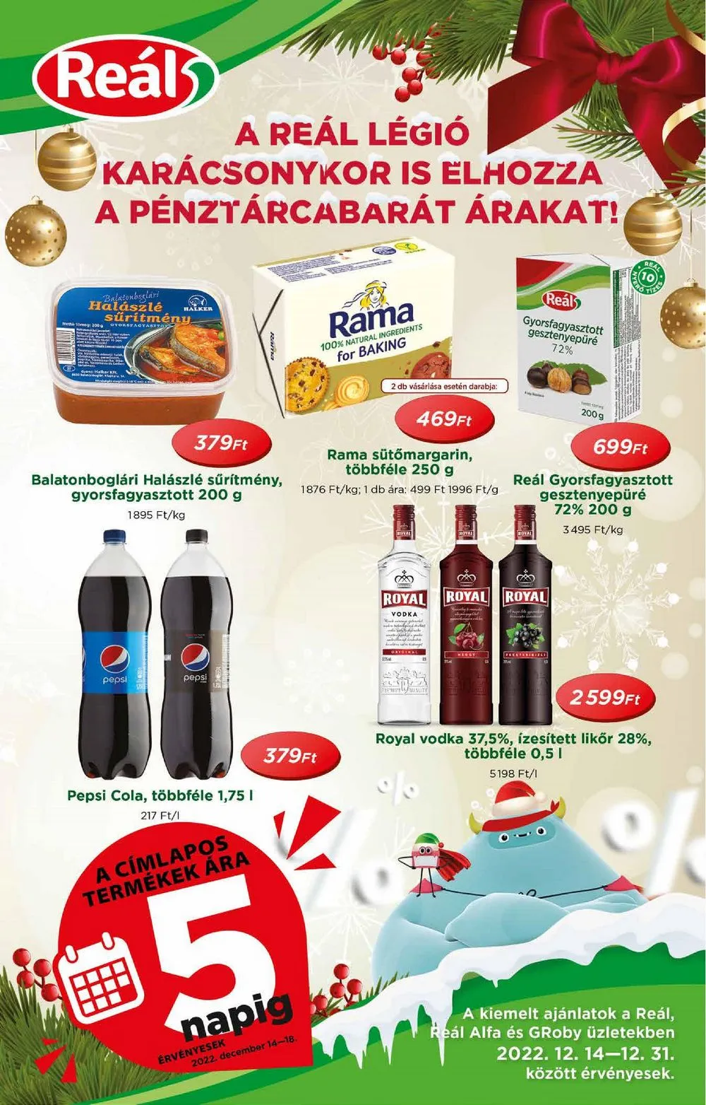 Reál akciós újság 12.14–12.31