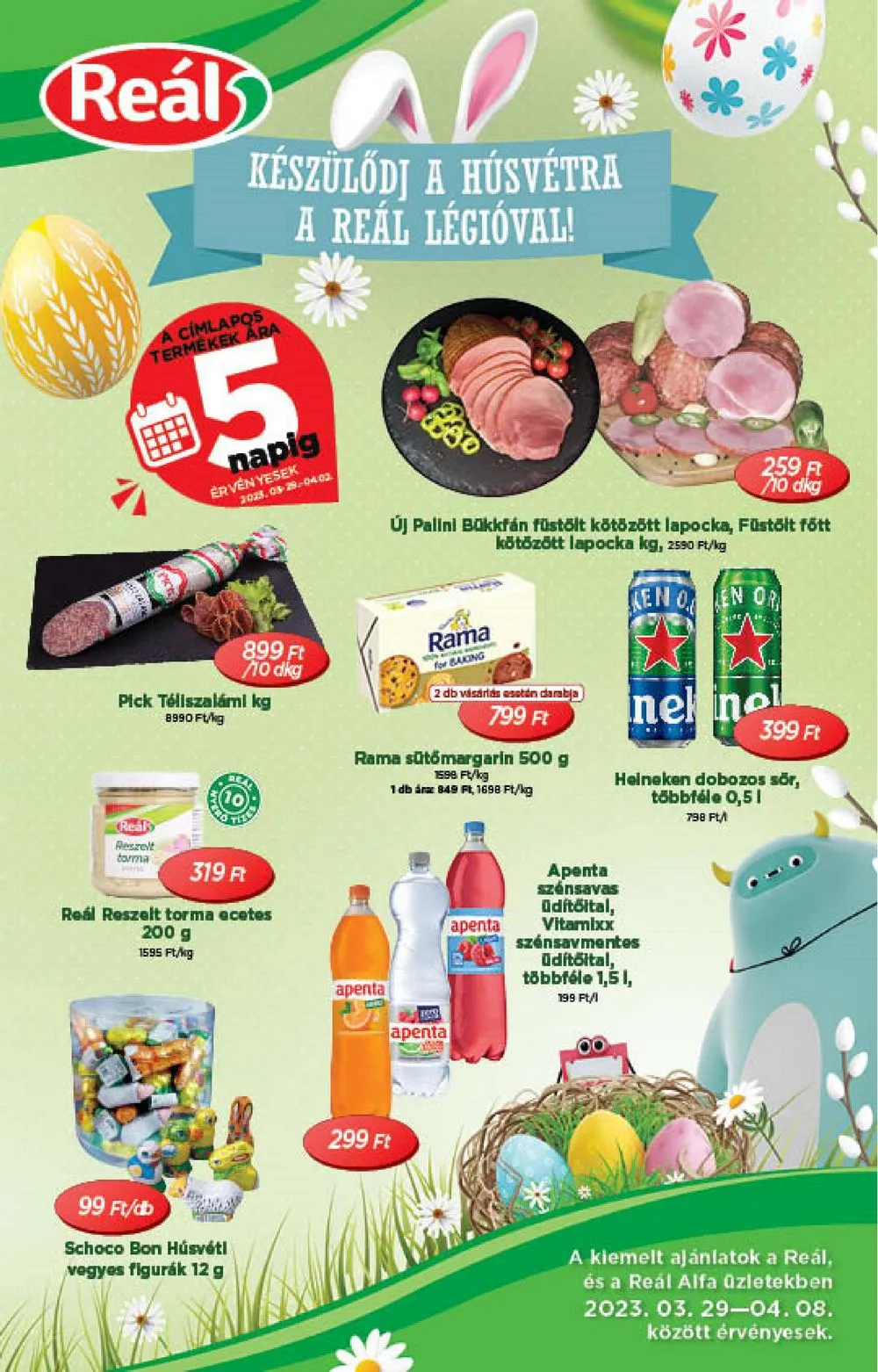 Reál akciós újság 03.29–04.08