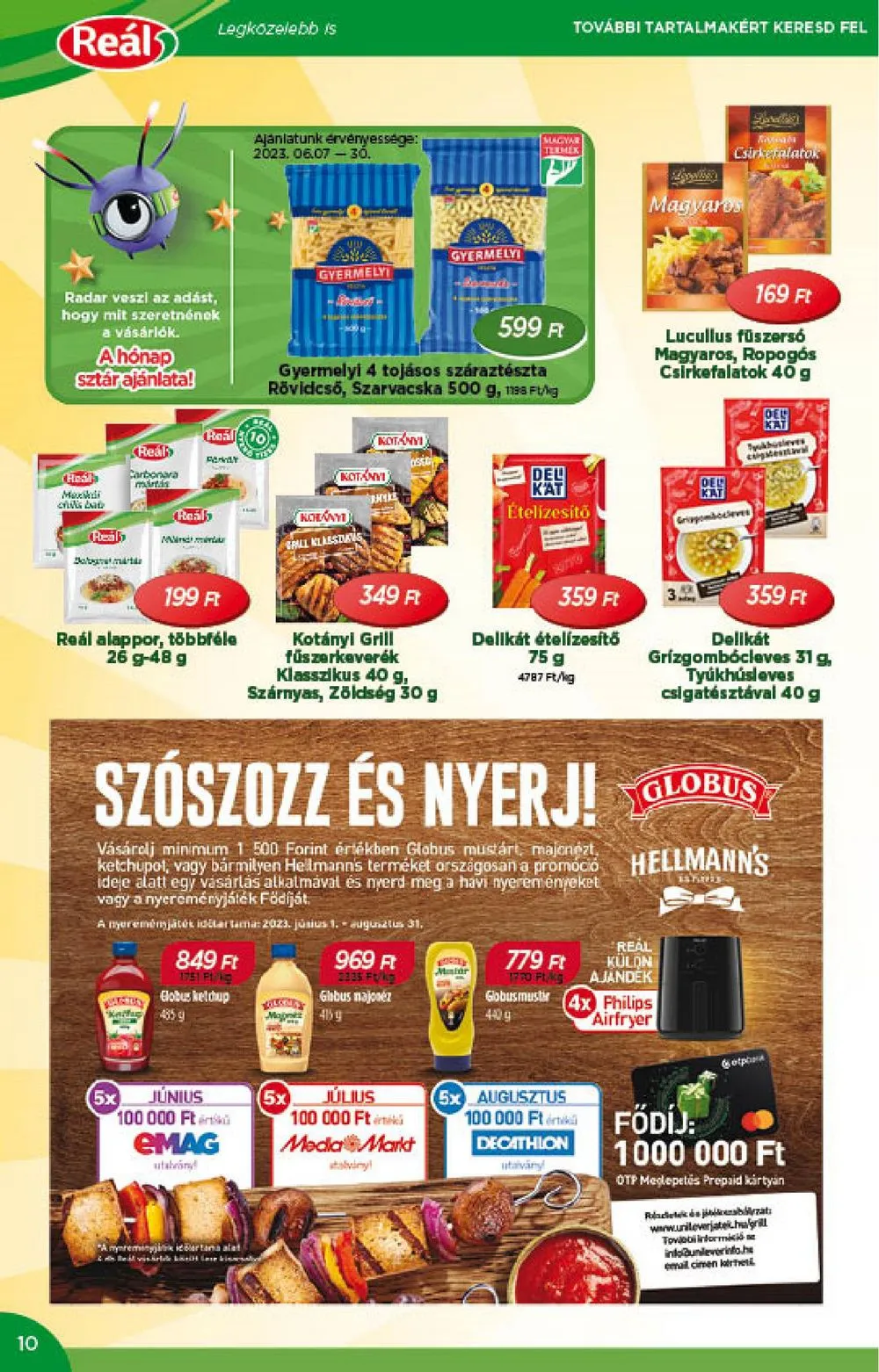 Reál akciós újság 06.07–06.18 – 10. oldal