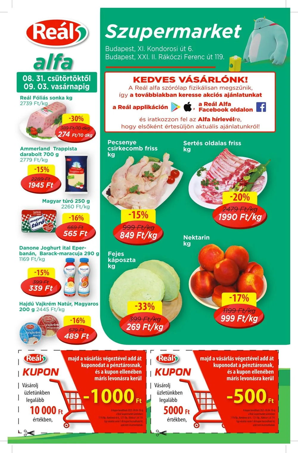Reál akciós újság 08.31–09.03