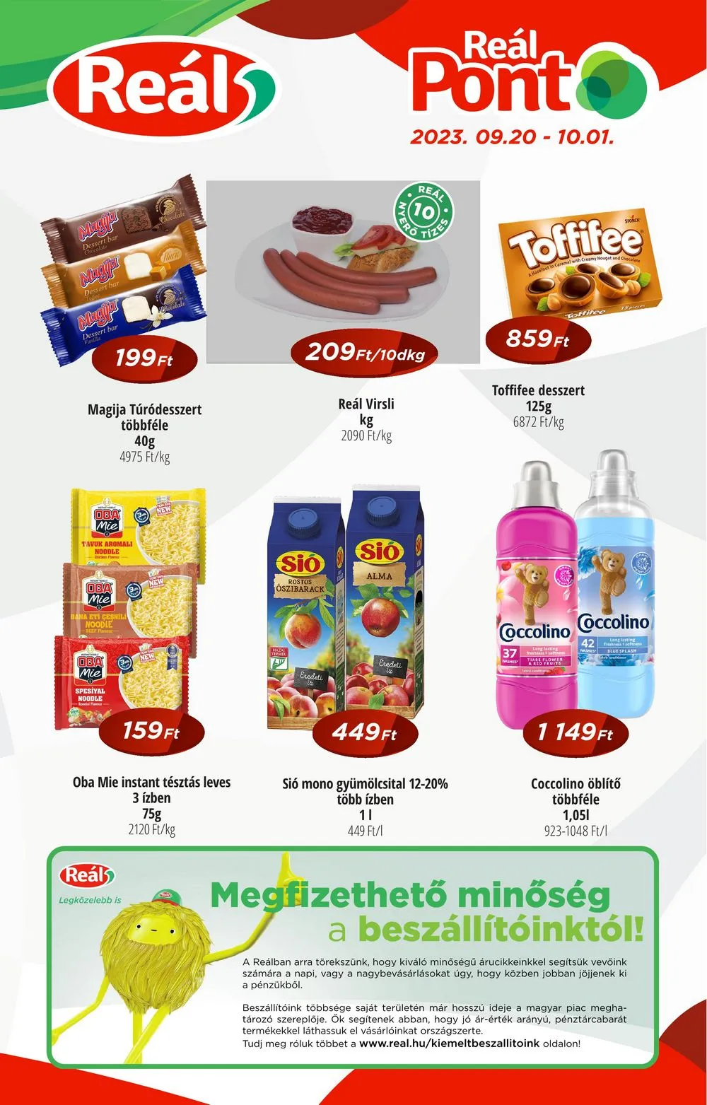 Reál akciós újság 09.20–10.01