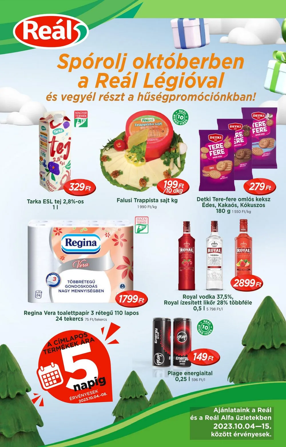 Reál akciós újság 10.04–10.15