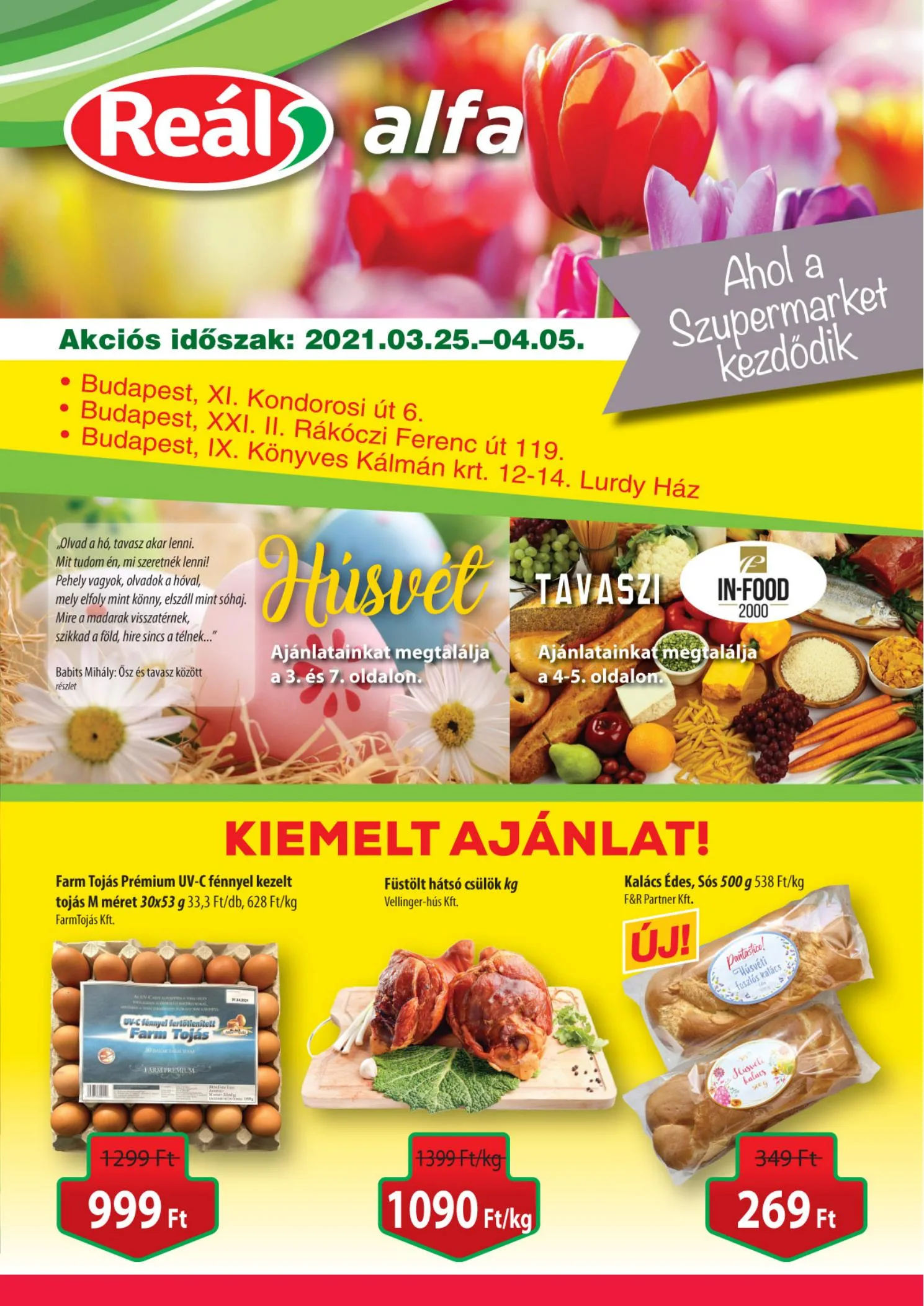 Reál akciós újság Alfa 03.25–04.05