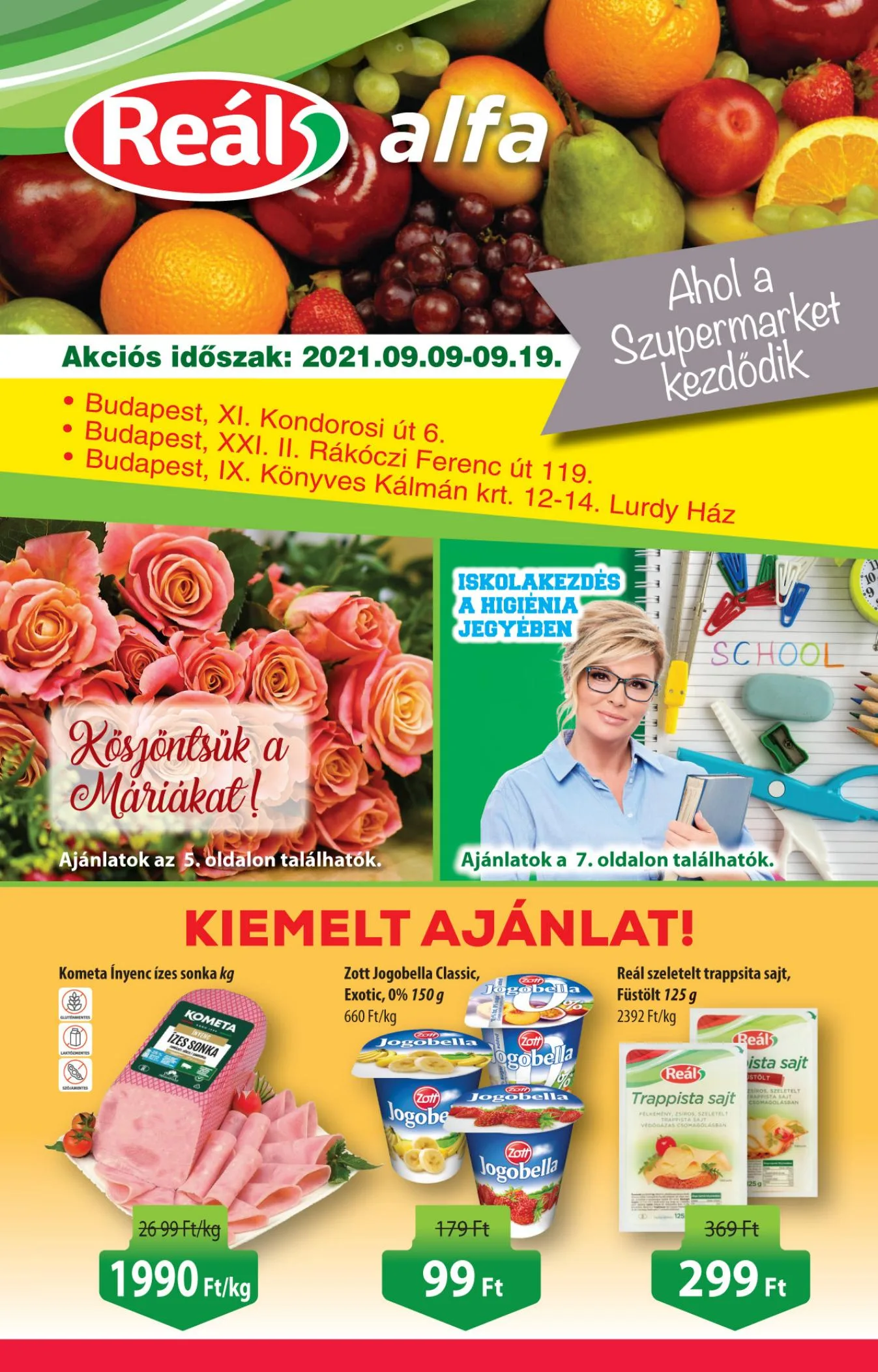 Reál akciós újság Alfa 09.09–09.19