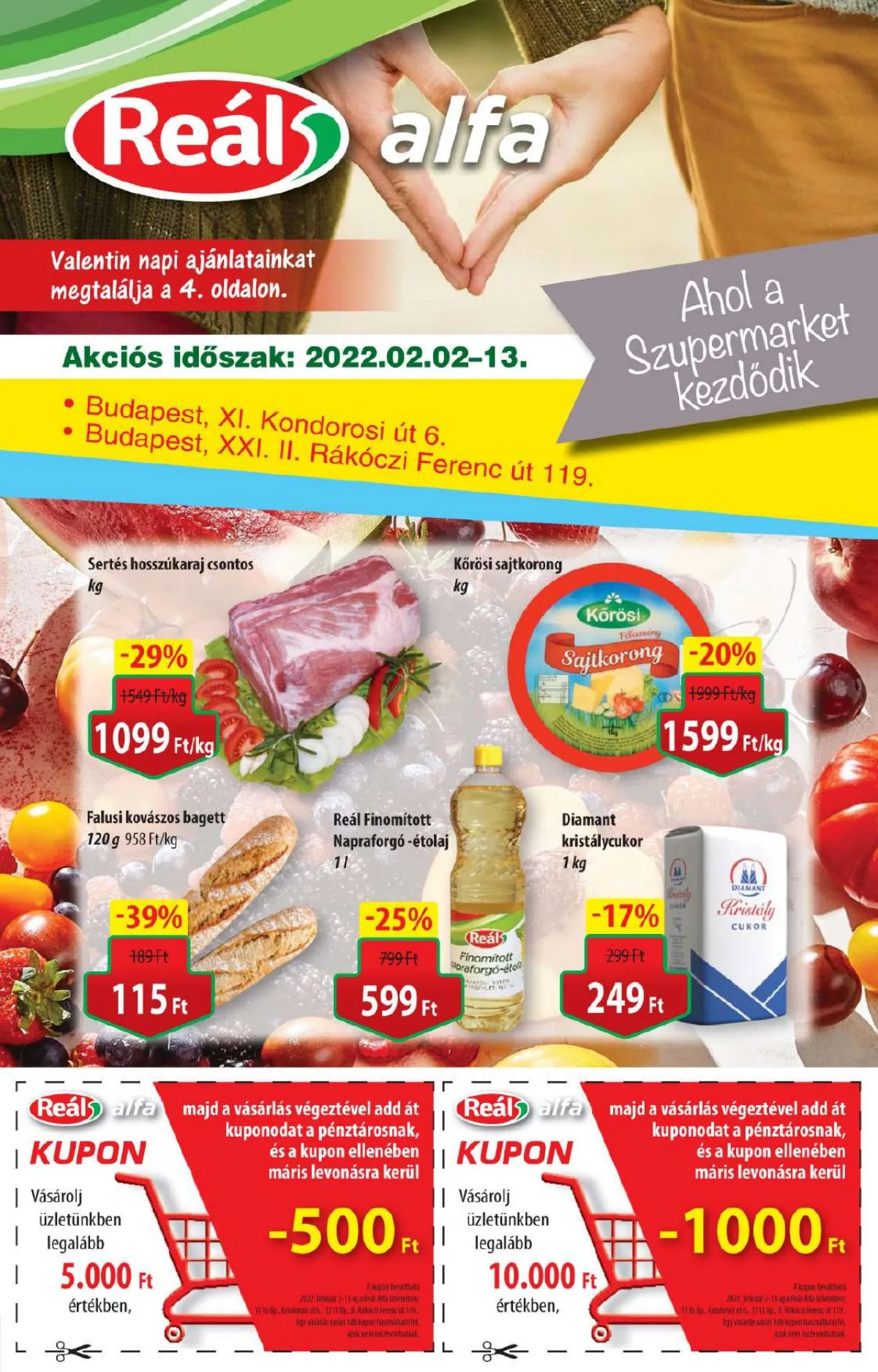 Reál akciós újság Alfa 02.02–02.13