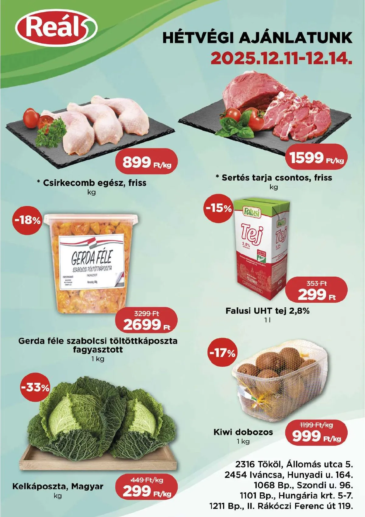 Reál akciós újság Bevasarlo hetvege 12.11–12.14