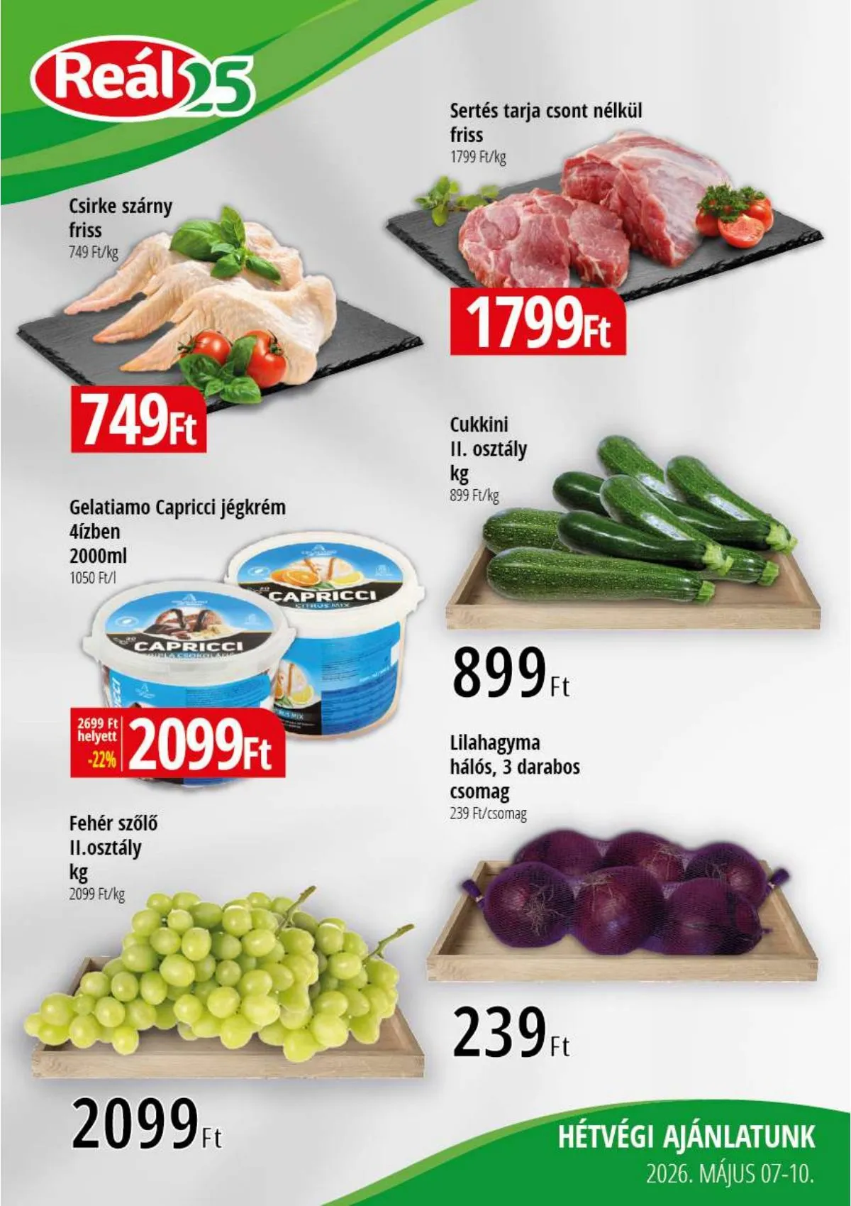 Reál akciós újság Bevasarlo hetvege 05.07–05.10