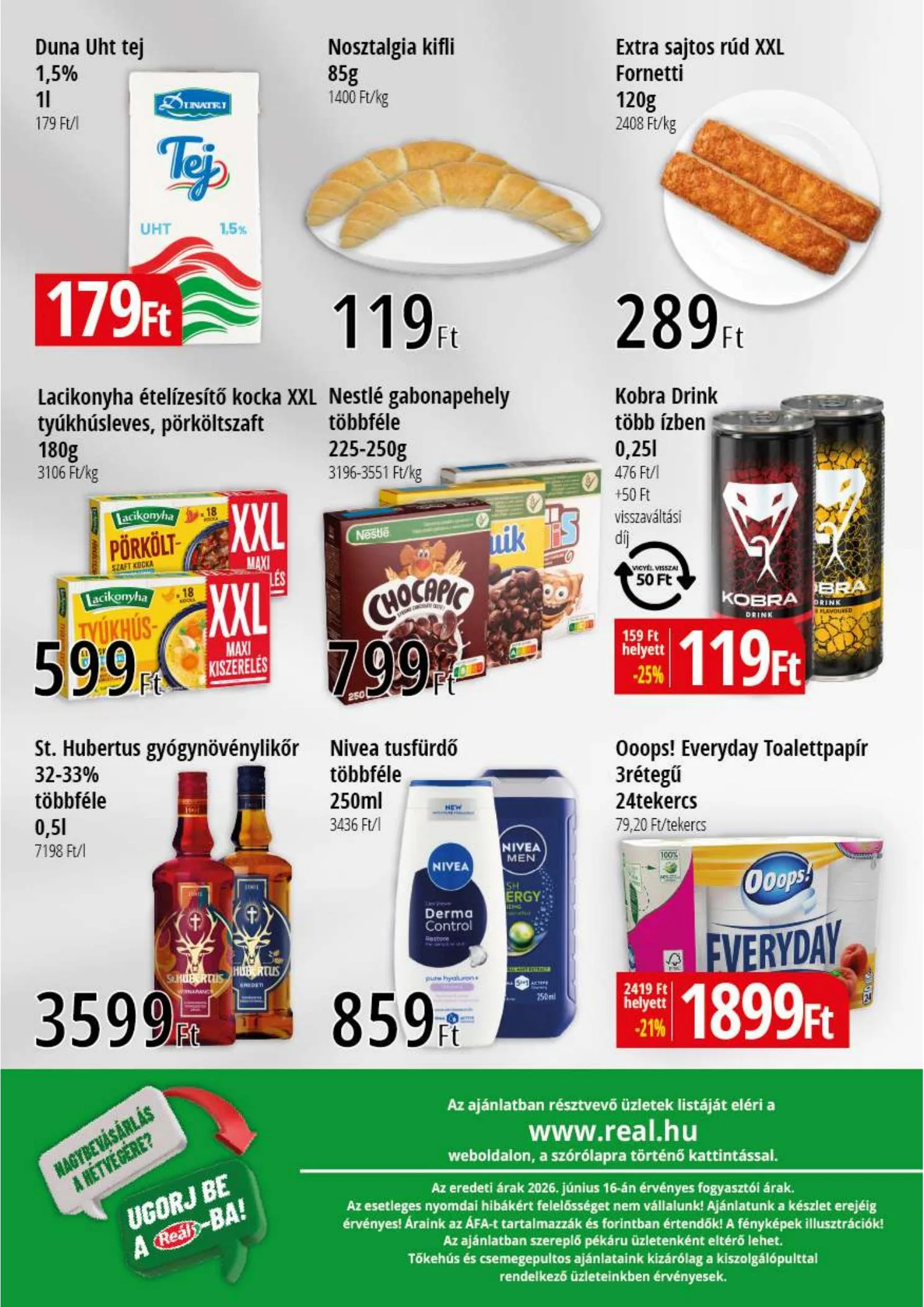 Reál akciós újság Bevasarlo hetvege 06.25–06.28 – 2. oldal