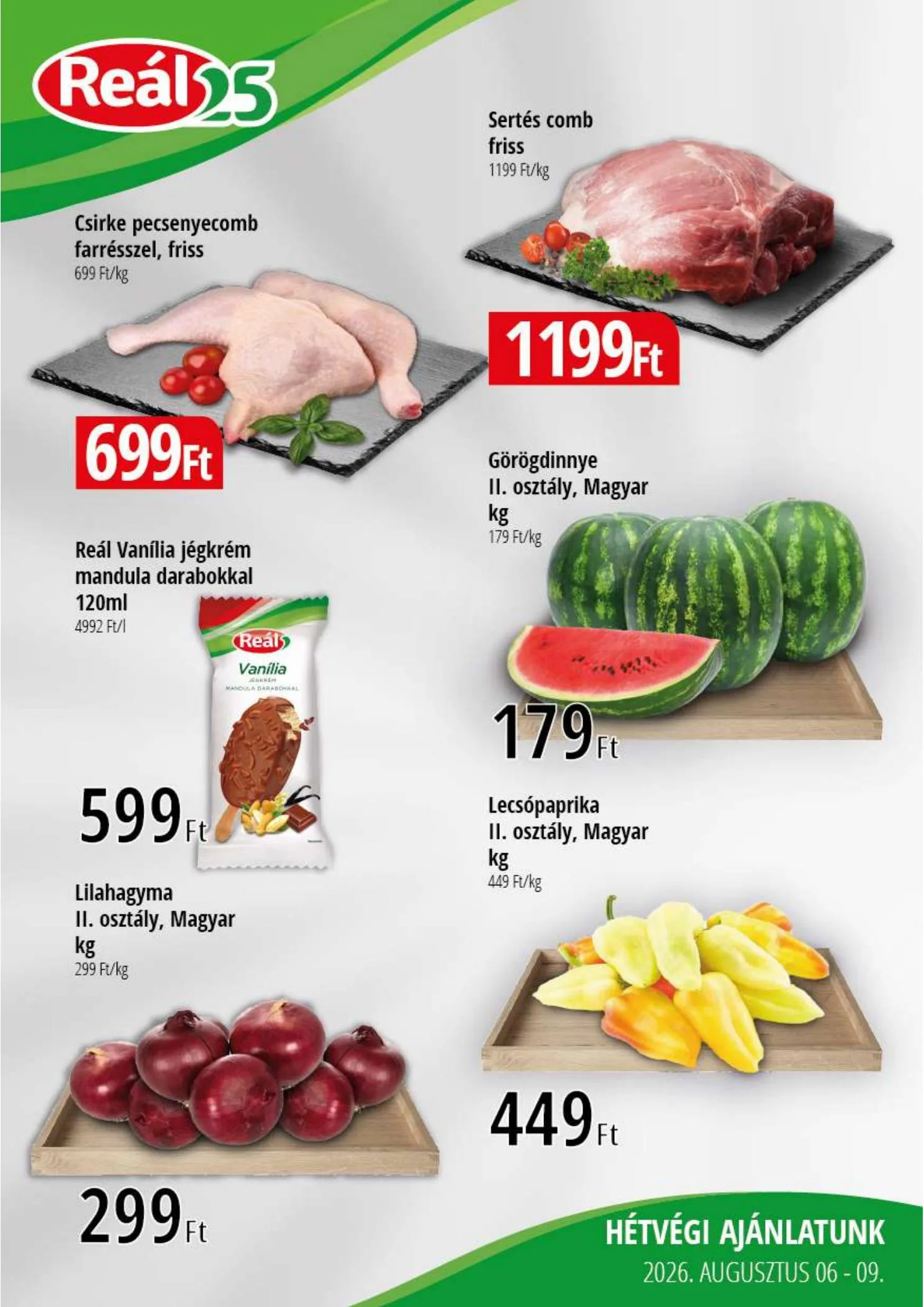 Reál akciós újság Bevasarlo hetvege 08.06–08.09