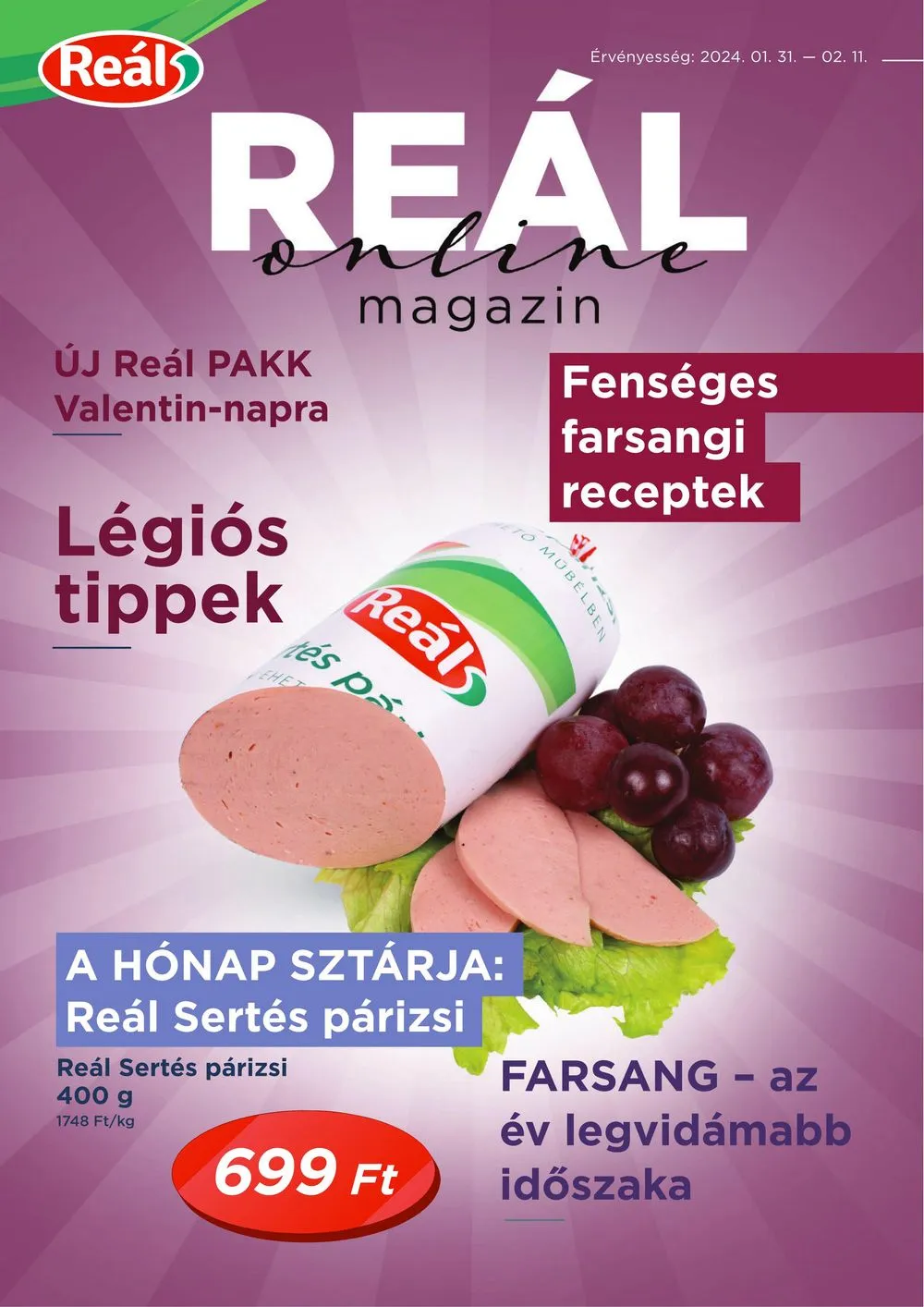 Reál akciós újság Online 01.31–02.11