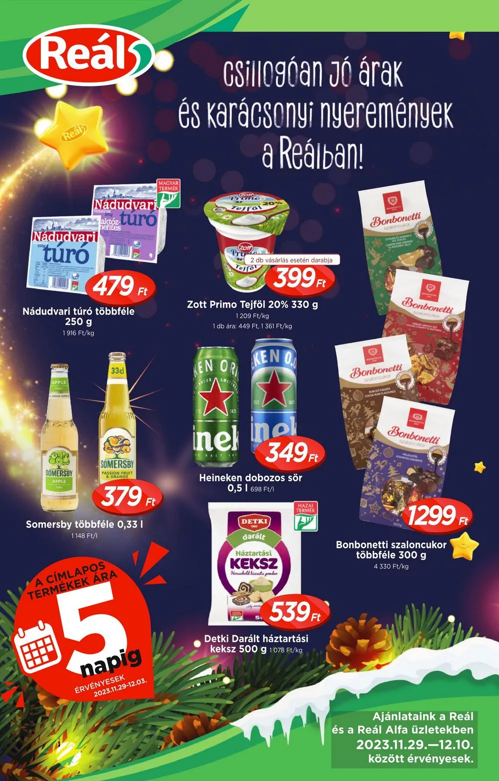 Reál akciós újság Orszagos 11.29–12.10