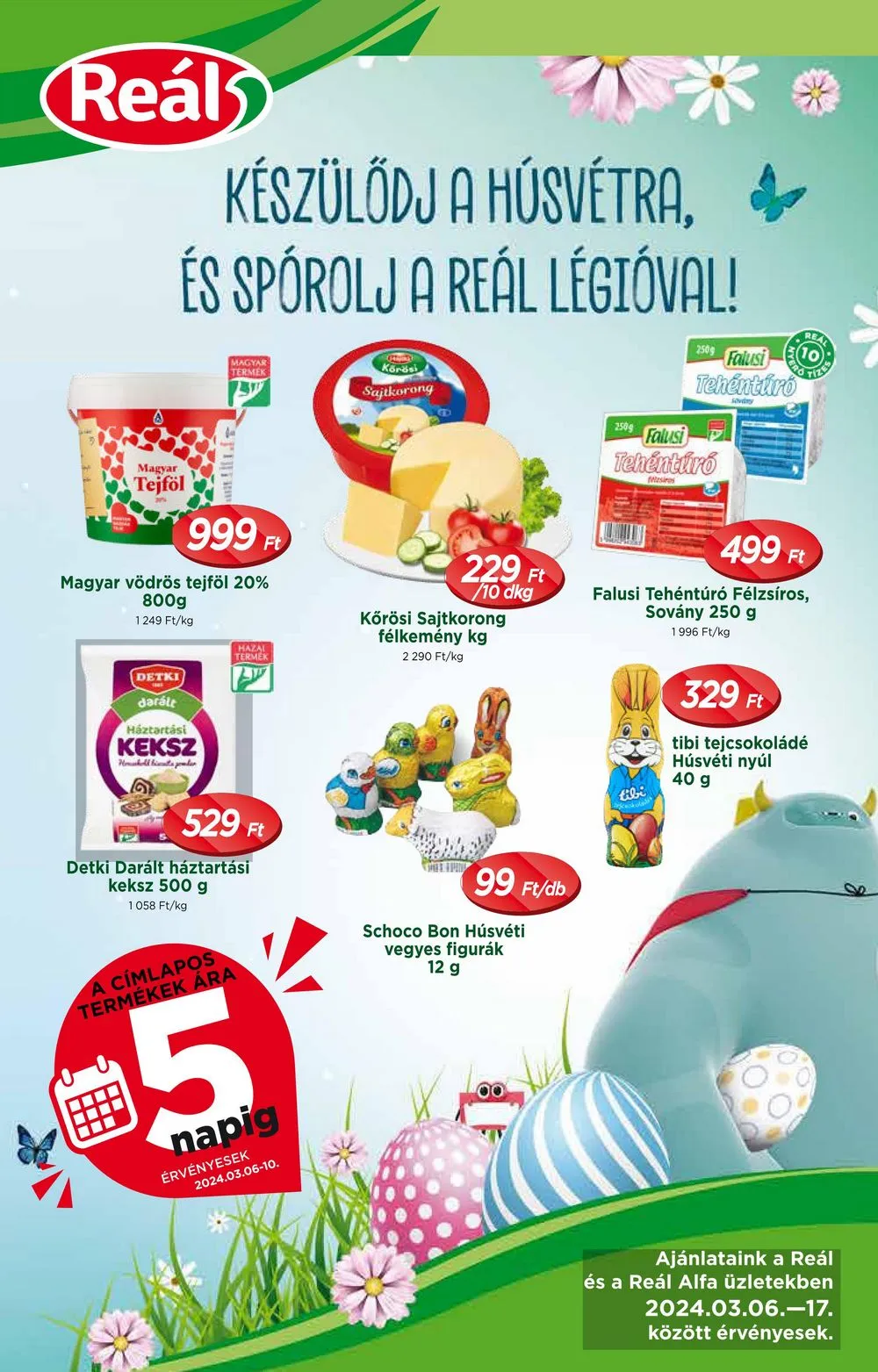 Reál akciós újság Orszagos 03.06–03.17