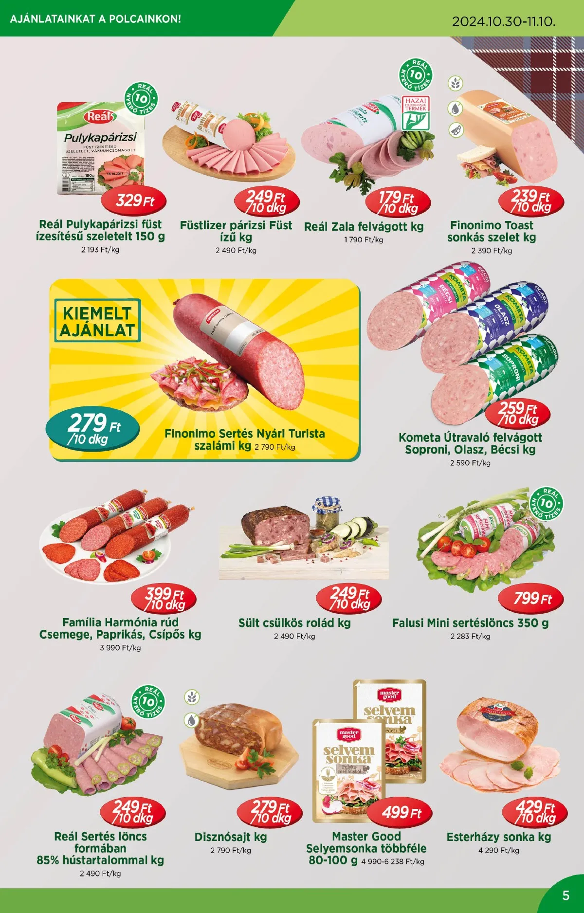 Reál akciós újság Orszagos 10.30–11.10 – 5. oldal