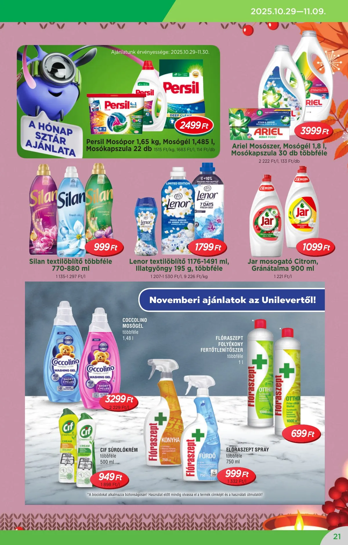 Reál akciós újság Orszagos 10.29–11.09 – 21. oldal