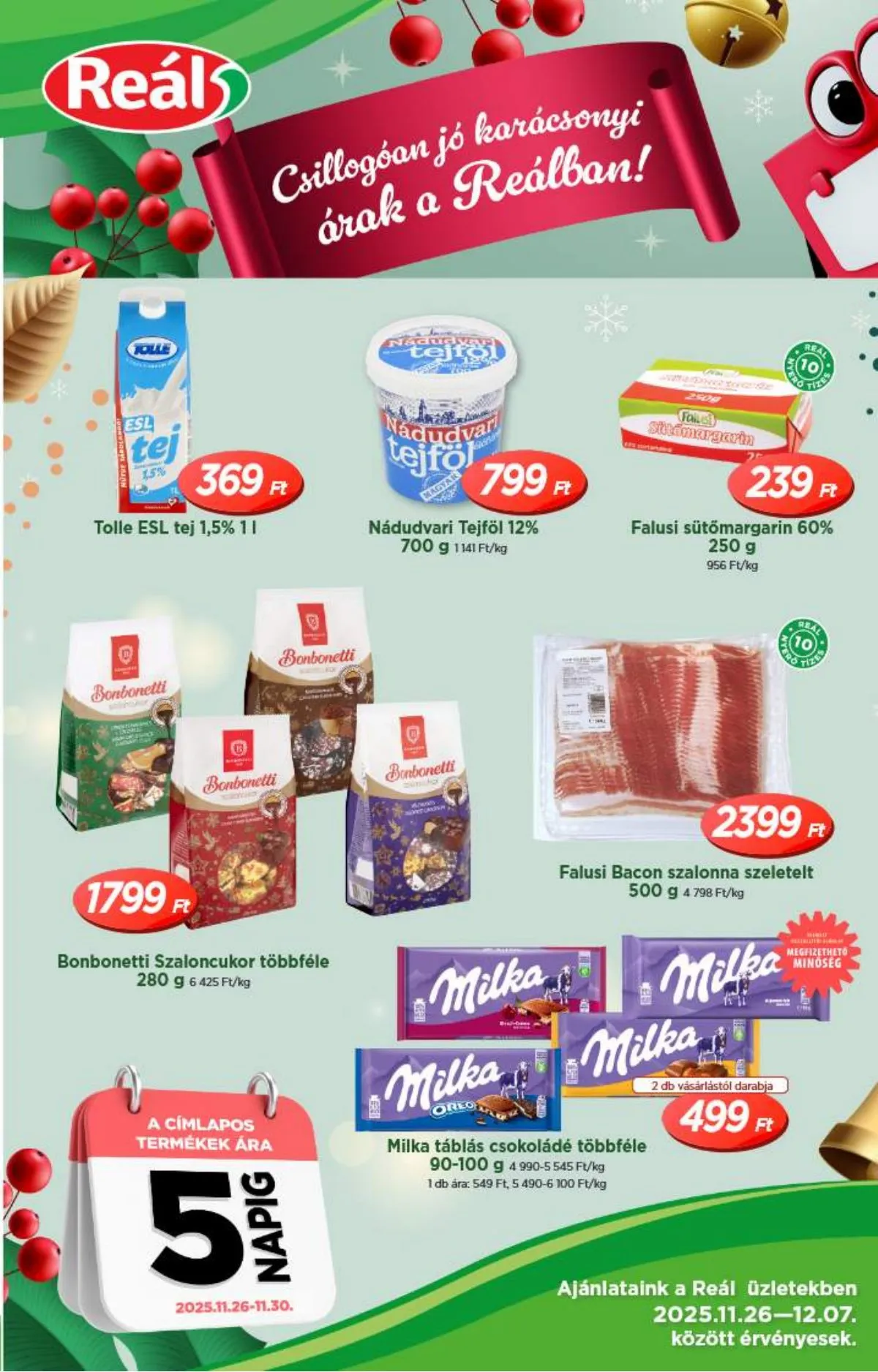 Reál akciós újság Orszagos 11.26–12.07