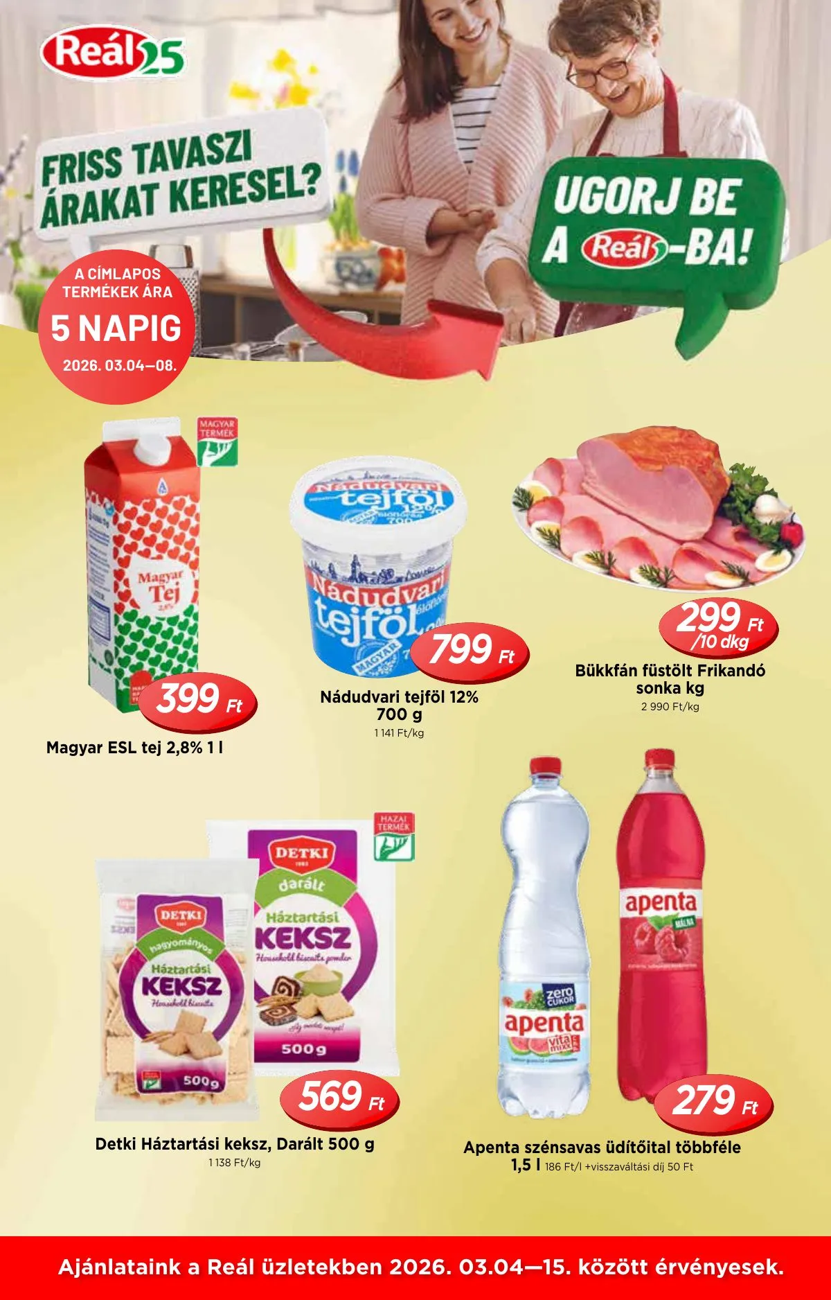 Reál akciós újság Orszagos 03.04–03.15