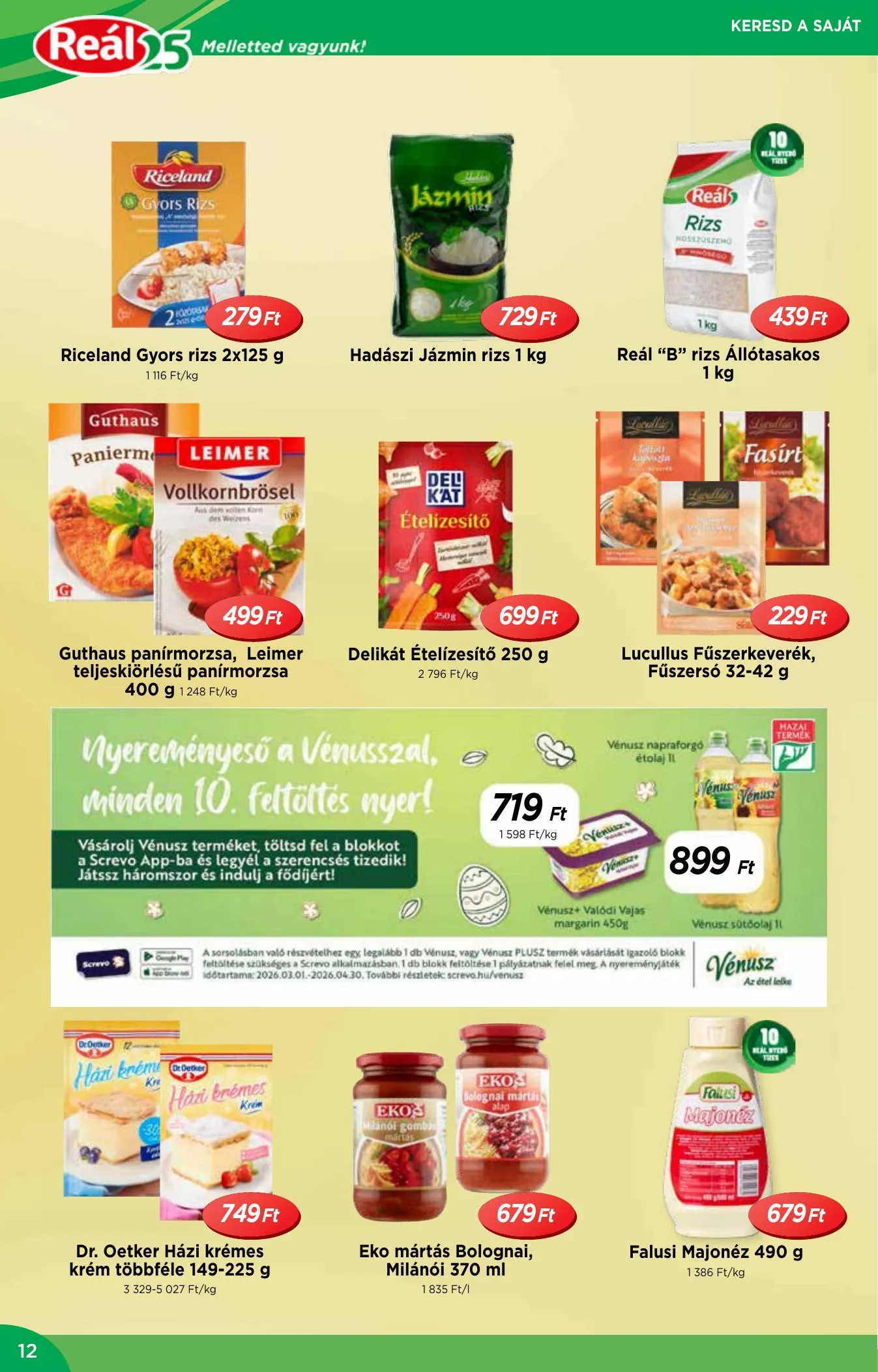 Reál akciós újság Orszagos 03.04–03.15 – 12. oldal