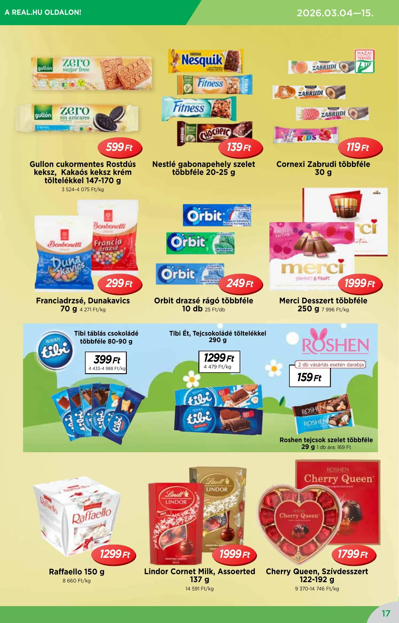 Reál akciós újság Orszagos 03.04–03.15 – 17. oldal