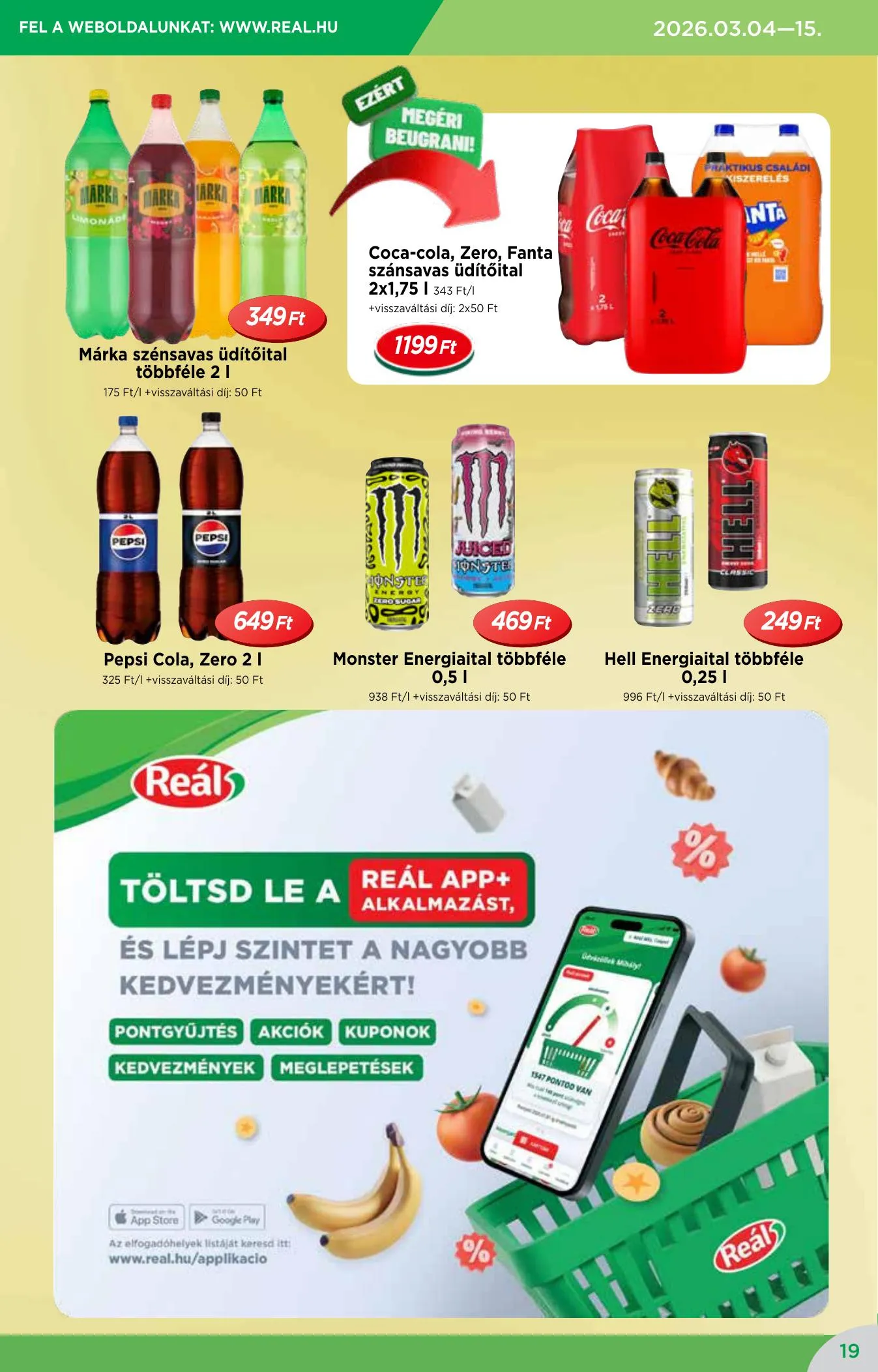 Reál akciós újság Orszagos 03.04–03.15 – 19. oldal