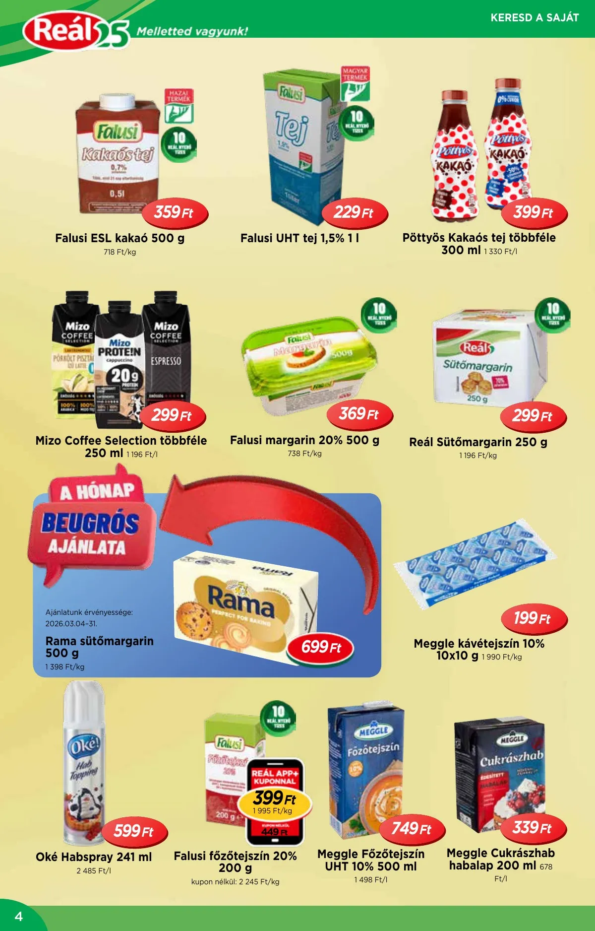 Reál akciós újság Orszagos 03.04–03.15 – 4. oldal
