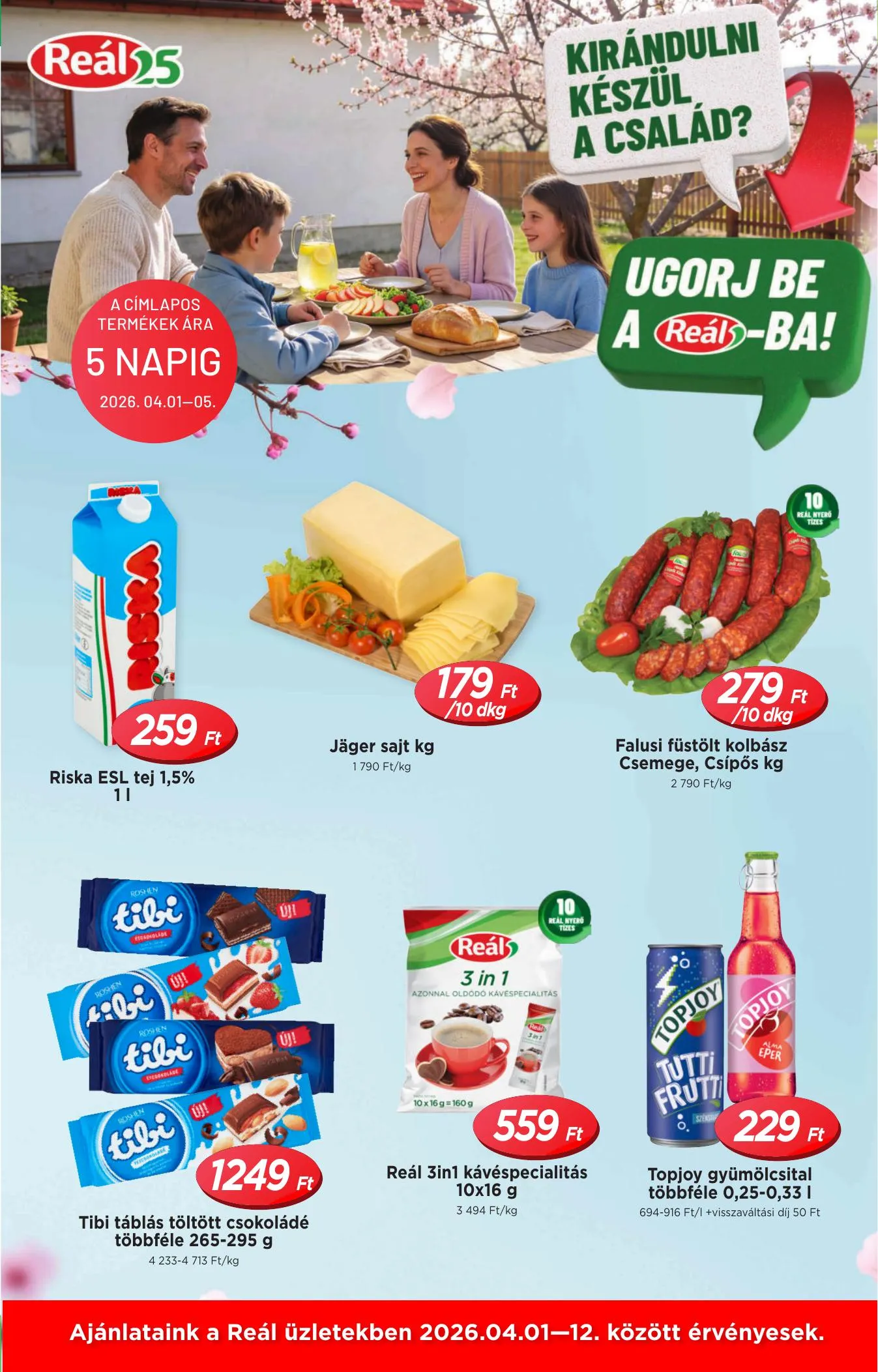 Reál akciós újság Orszagos 04.01–04.12