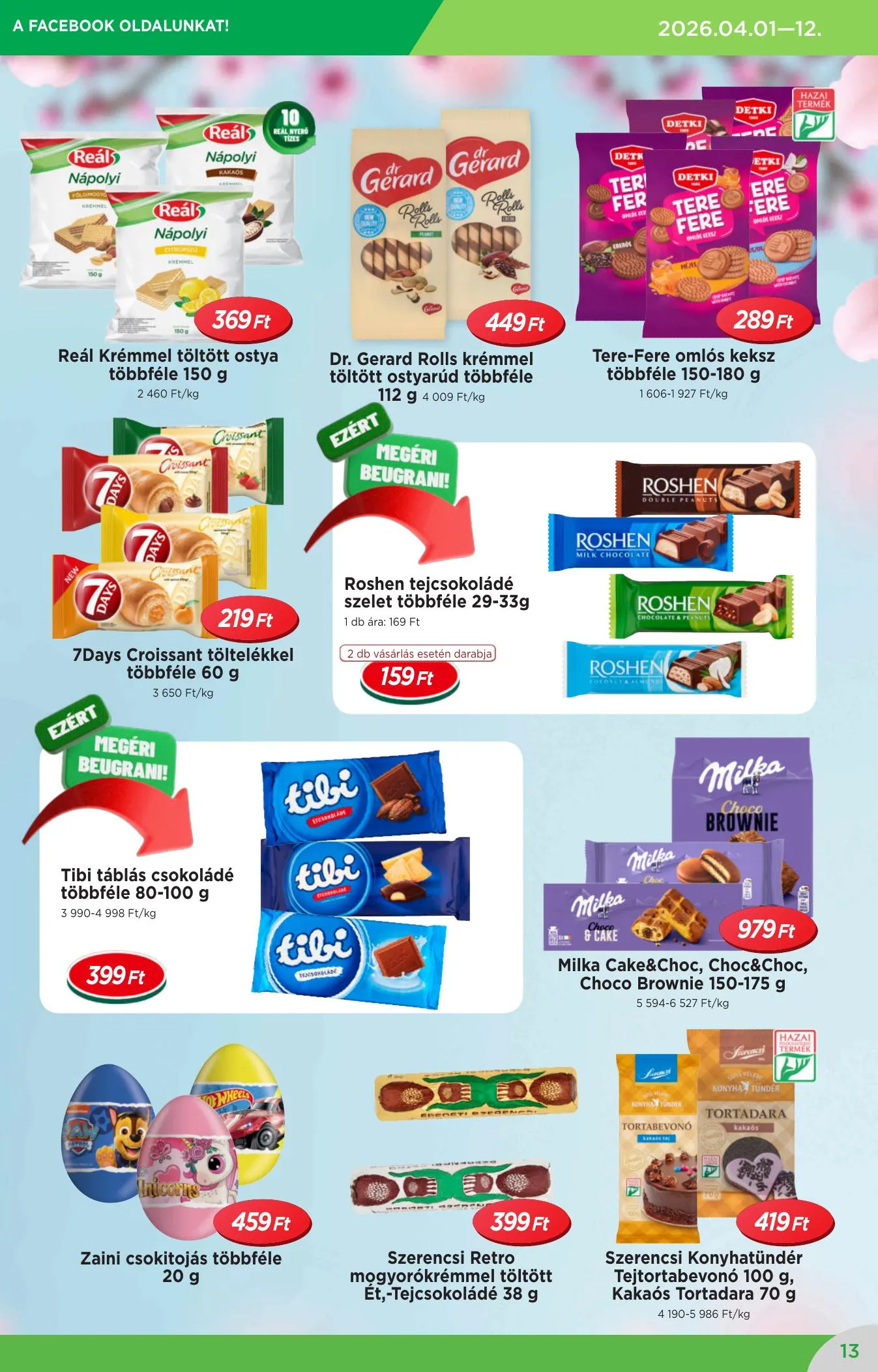 Reál akciós újság Orszagos 04.01–04.12 – 13. oldal