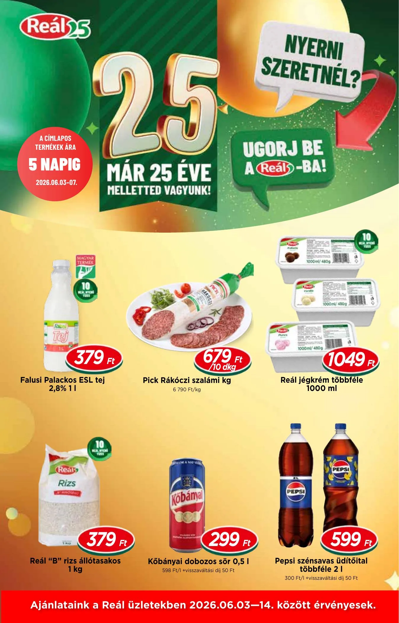 Reál akciós újság Orszagos 06.03–06.14