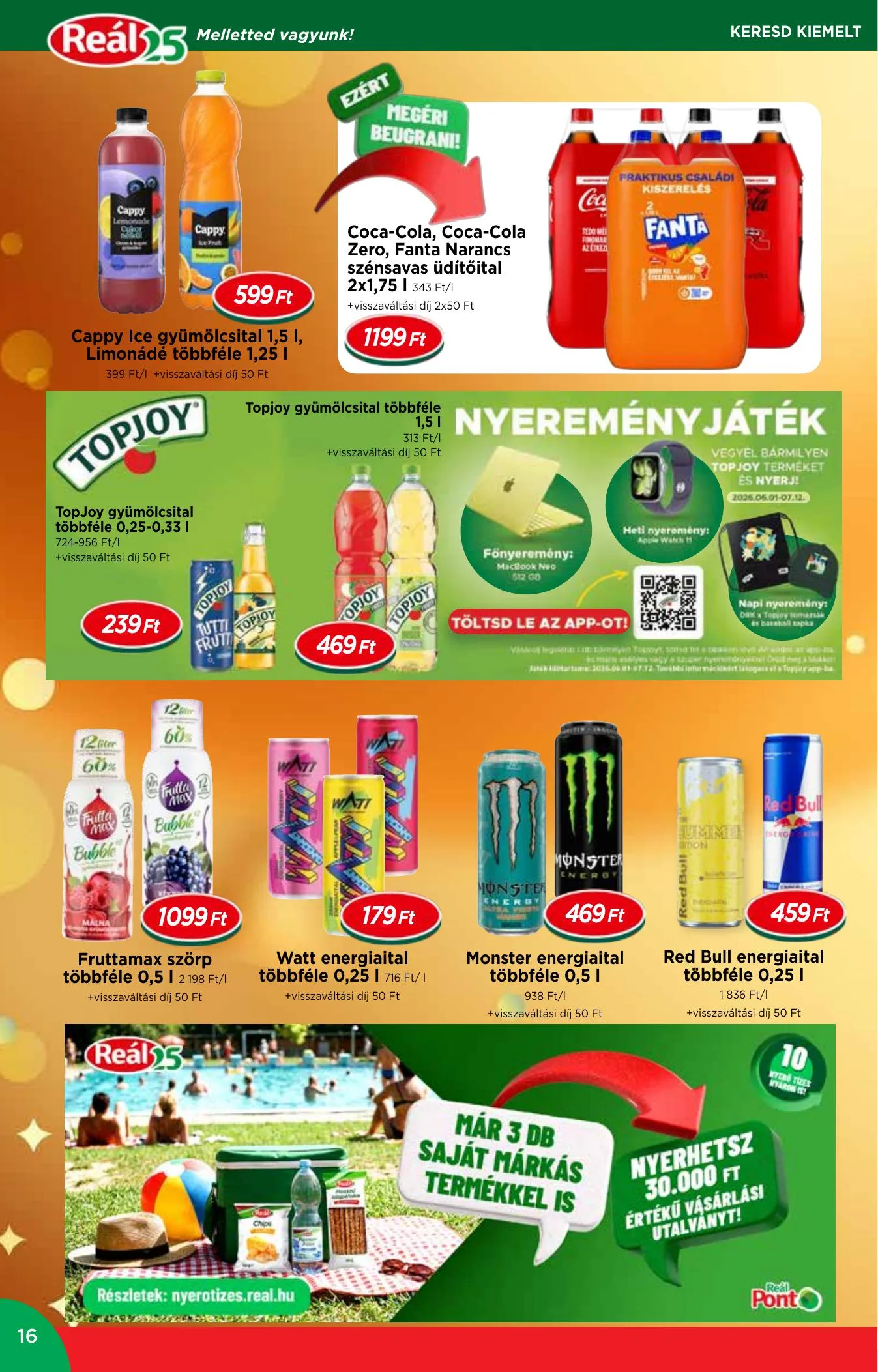 Reál akciós újság Orszagos 06.03–06.14 – 16. oldal