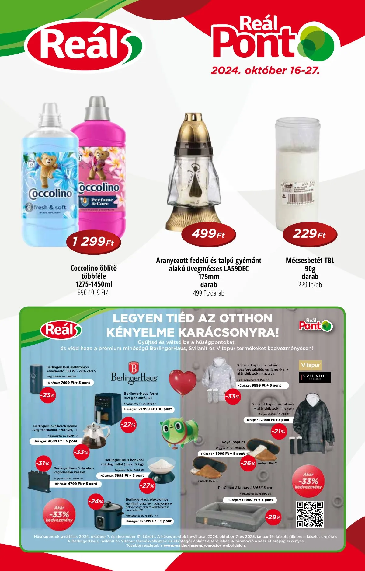 Reál akciós újság Pont 10.16–10.27