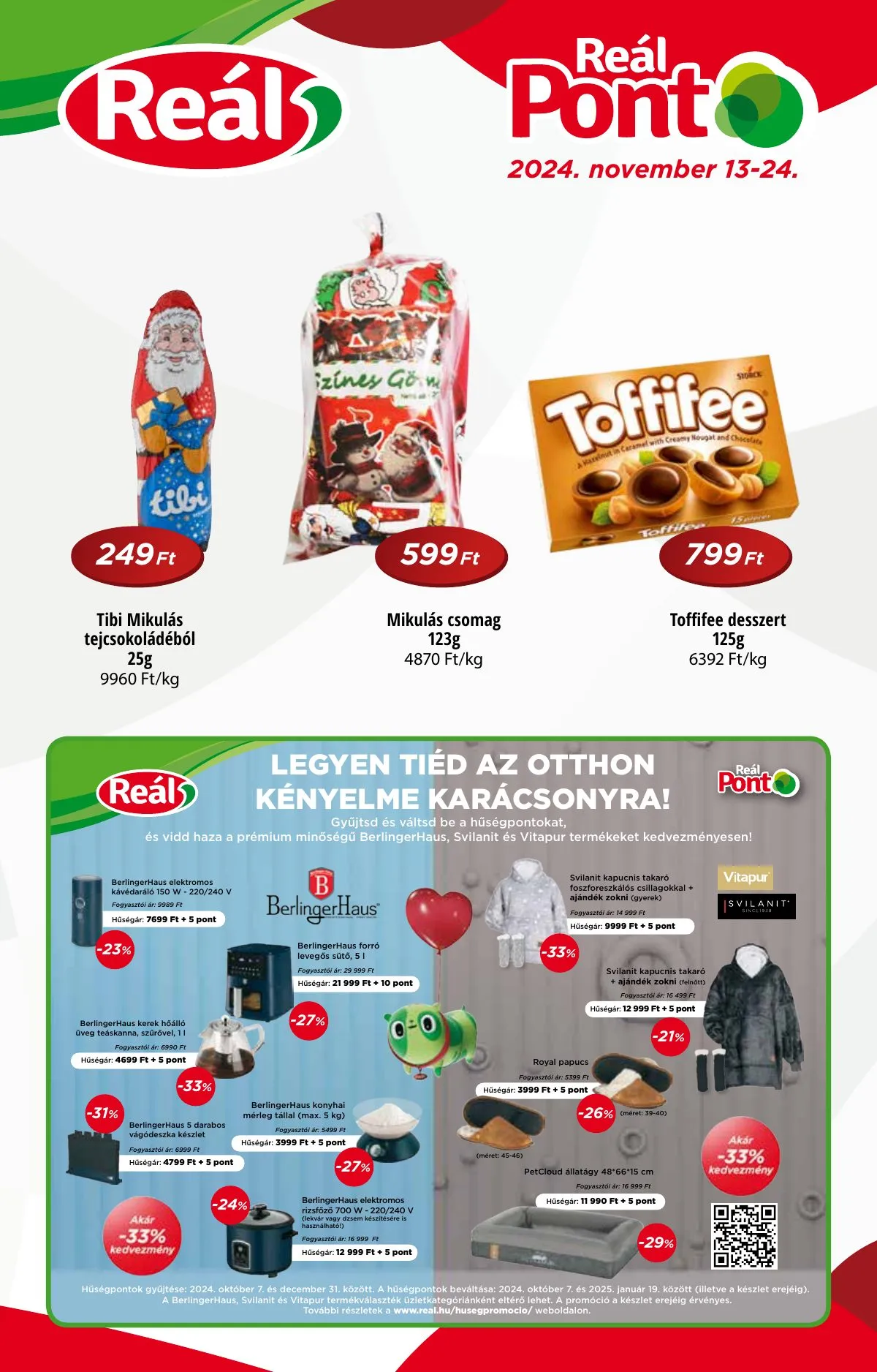 Reál akciós újság Pont 11.13–11.24