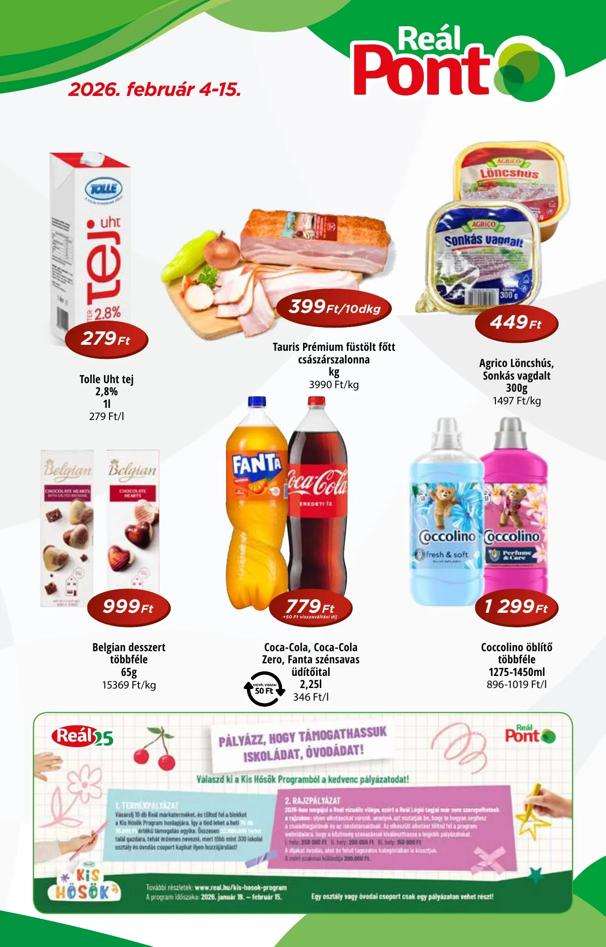 Reál akciós újság Pont 02.04–02.15