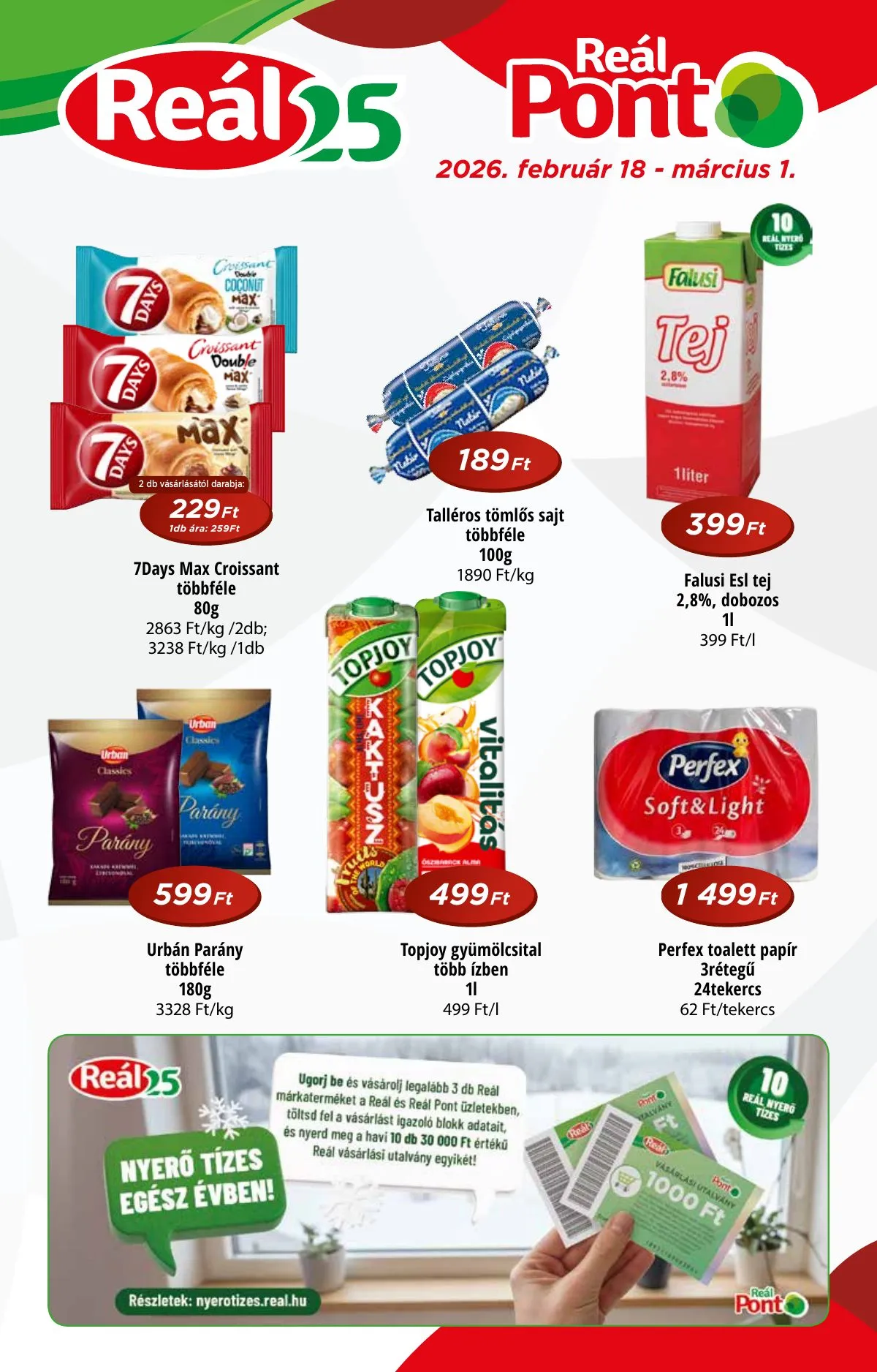 Reál akciós újság Pont 02.18–03.01
