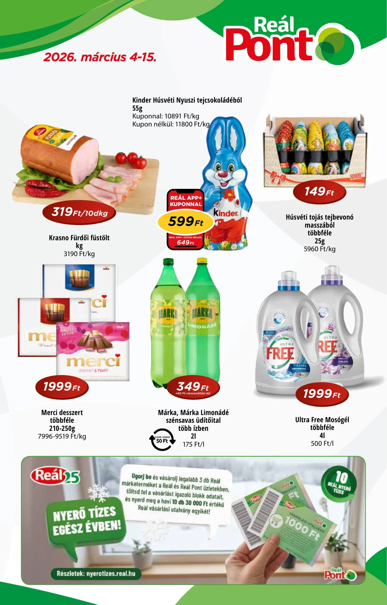 Reál akciós újság Pont 03.04–03.15
