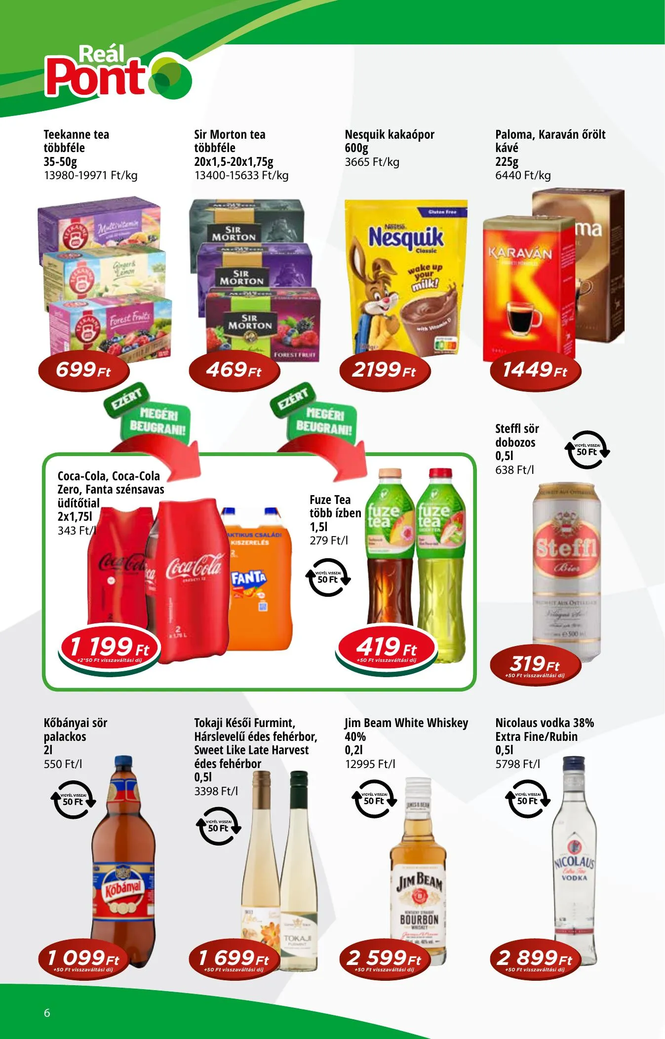 Reál akciós újság Pont 03.04–03.15 – 6. oldal