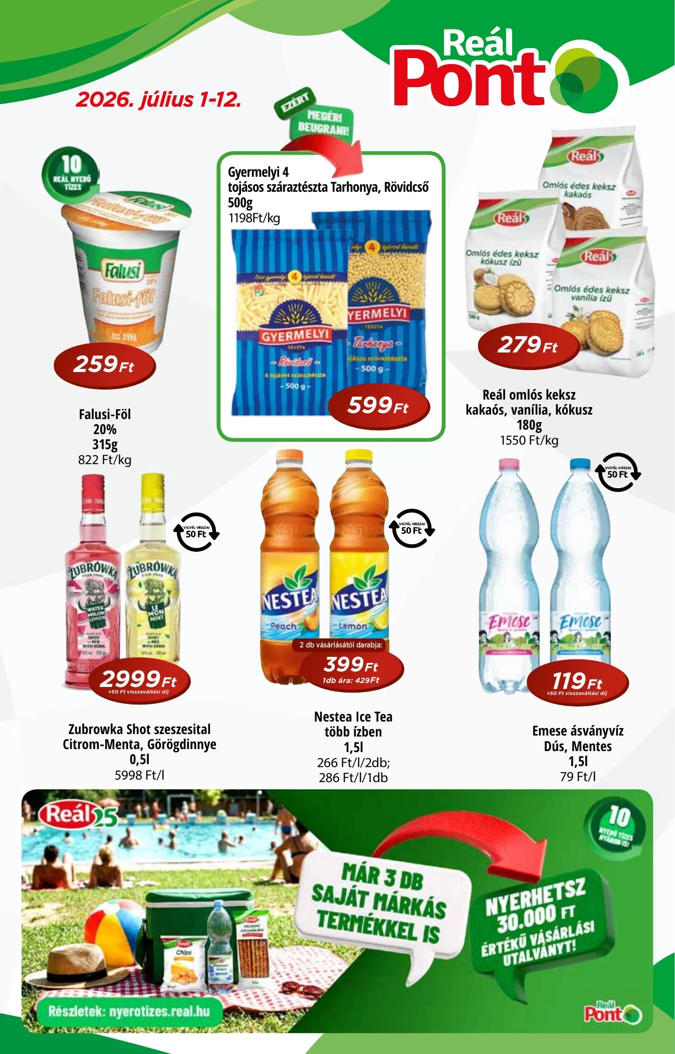 Reál akciós újság Pont 07.01–07.12
