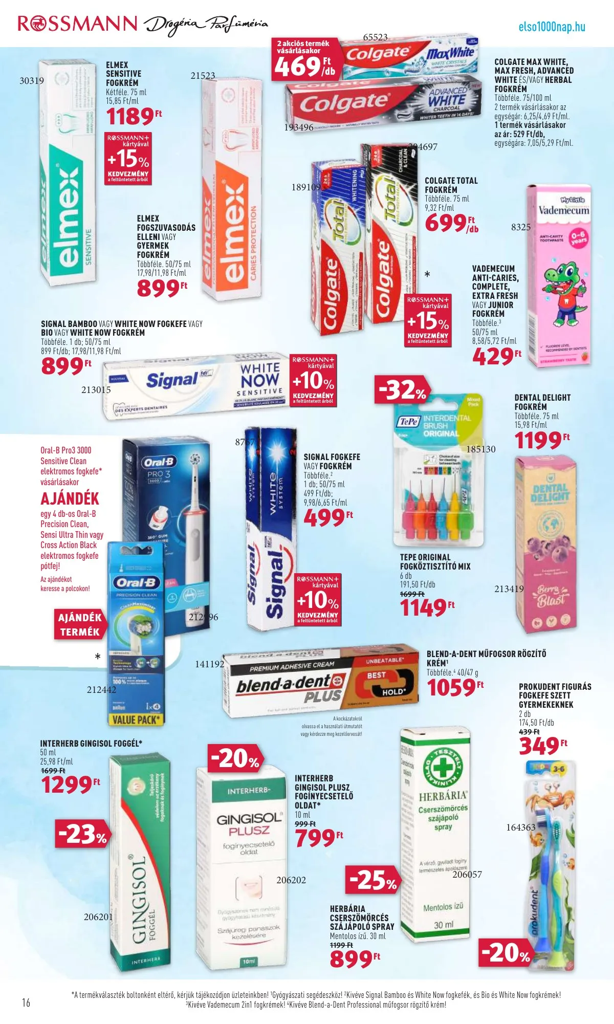 Rossmann akciós újság 03.14–03.25 – 16. oldal