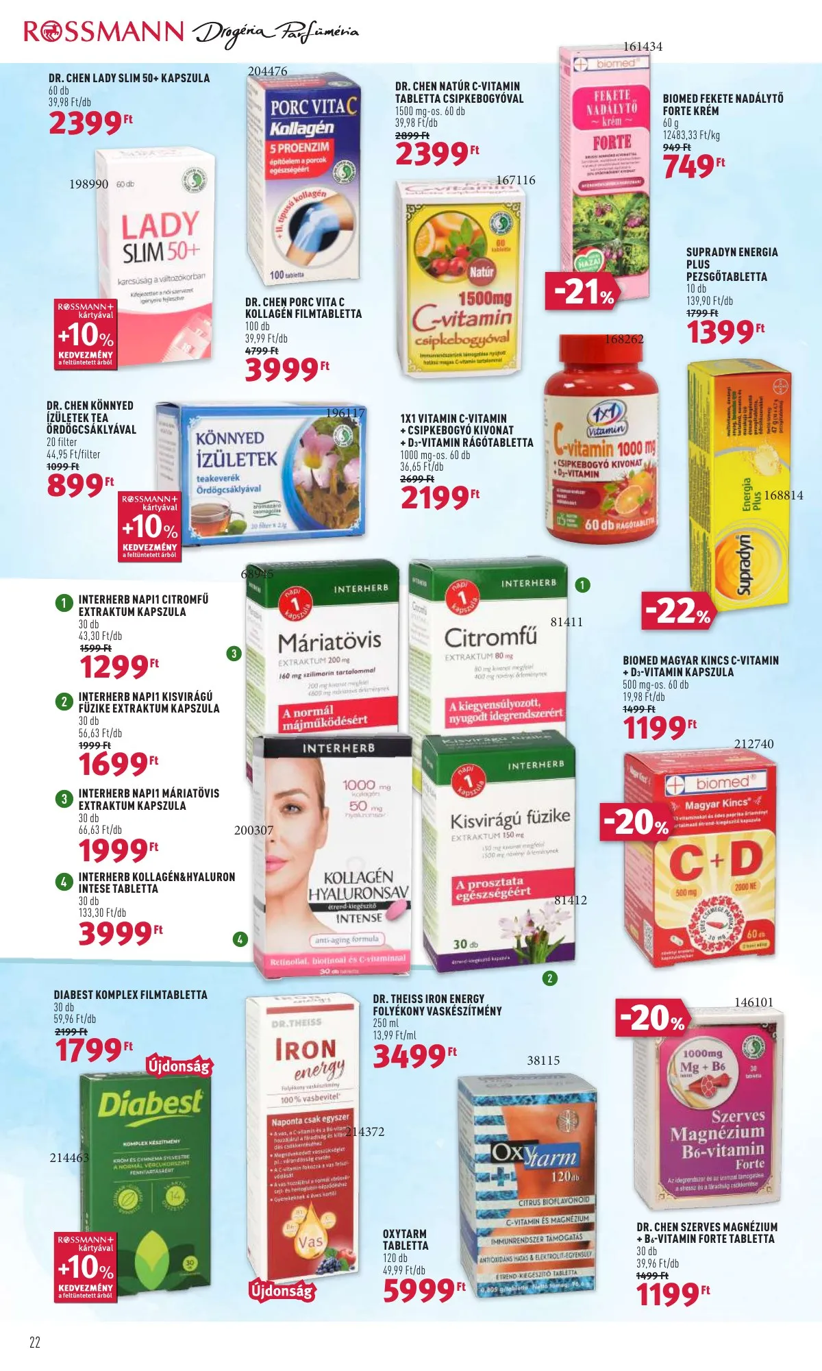 Rossmann akciós újság 03.14–03.25 – 22. oldal