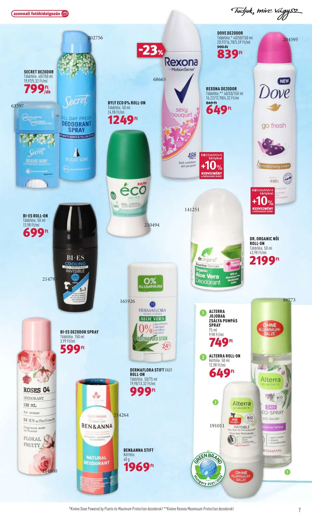 Rossmann akciós újság 03.14–03.25 – 7. oldal