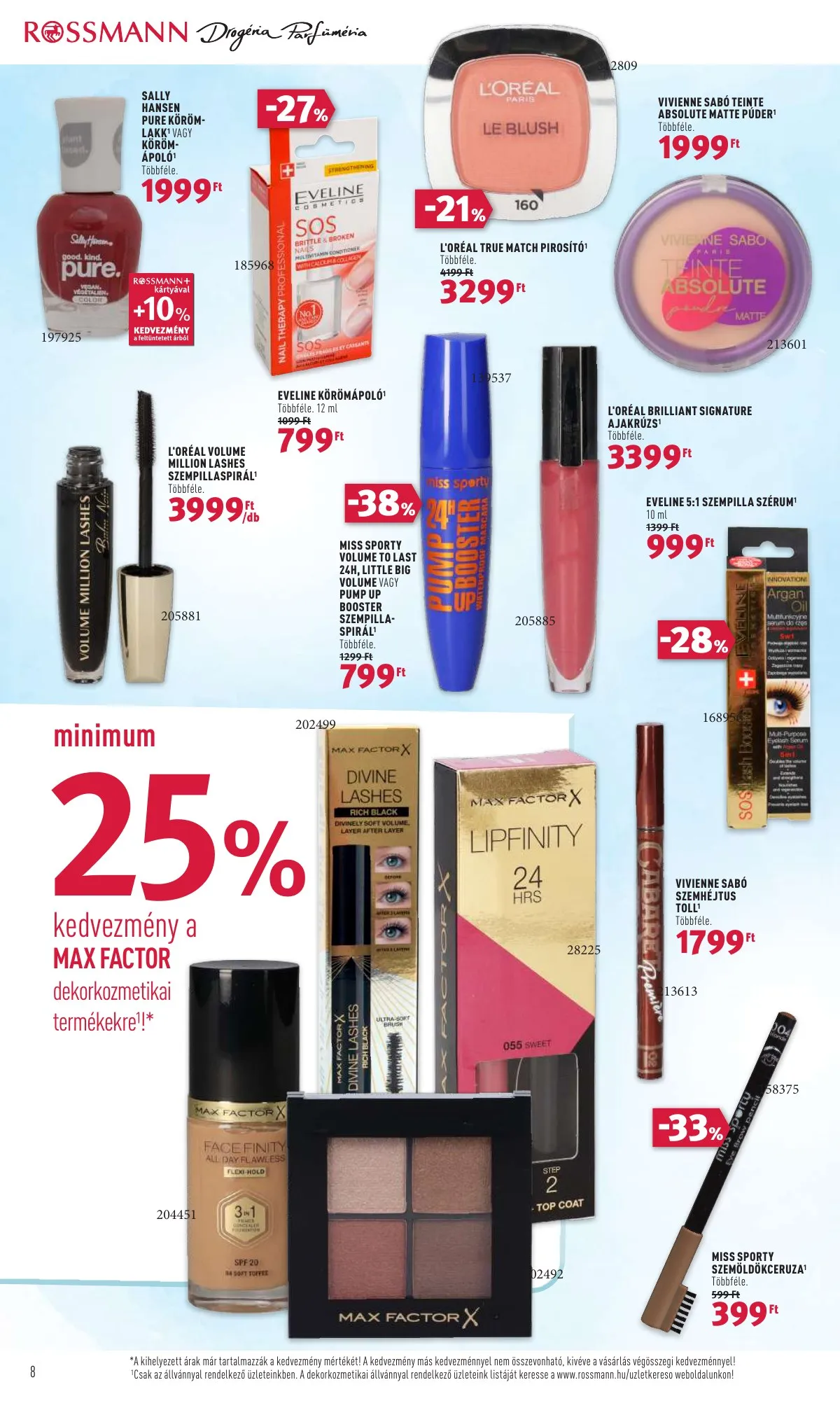 Rossmann akciós újság 03.14–03.25 – 8. oldal