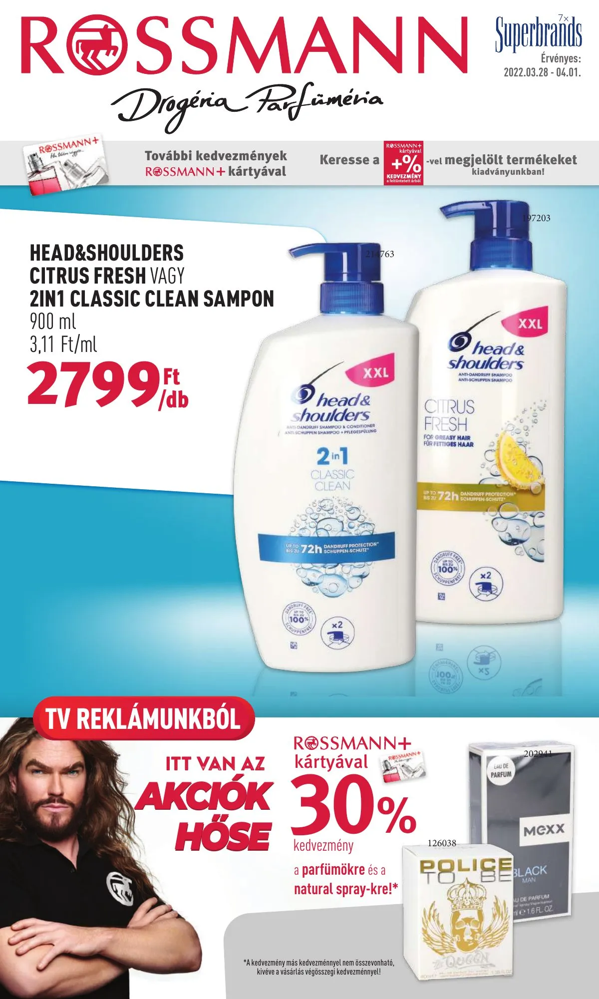 Rossmann akciós újság 03.28–04.01